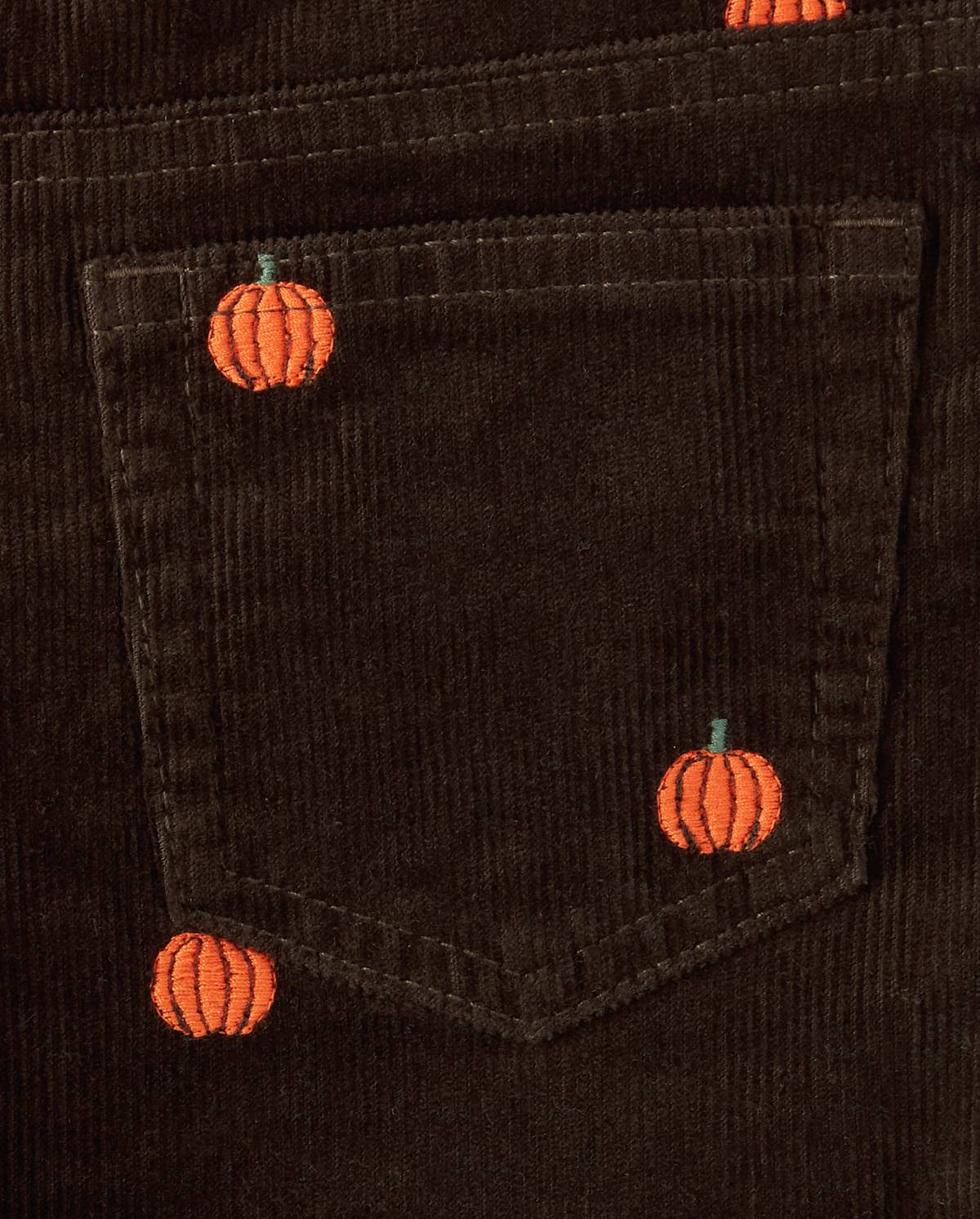 Детские вельветовые брюки Gymboree Lil Pumpkin с вышивкой — фото 4