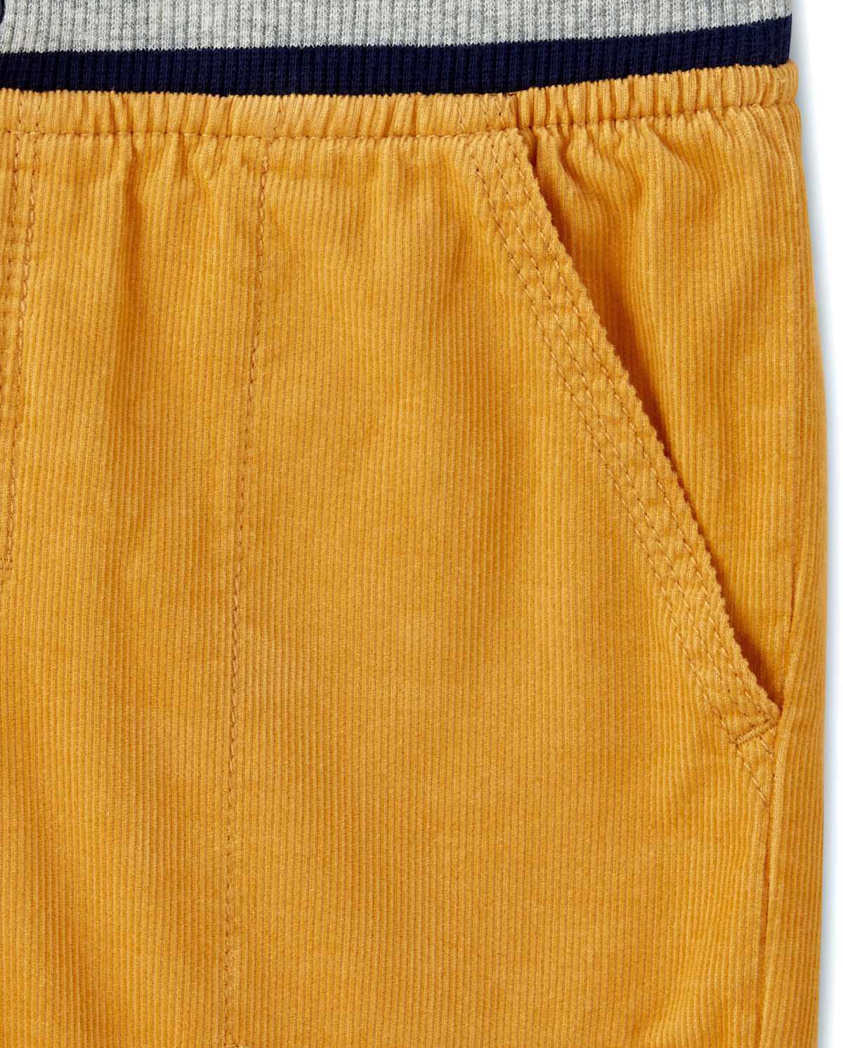 Детские брюки Gymboree Boys Corduroy Pull On Jogger Pants - Future MVP — фото 3
