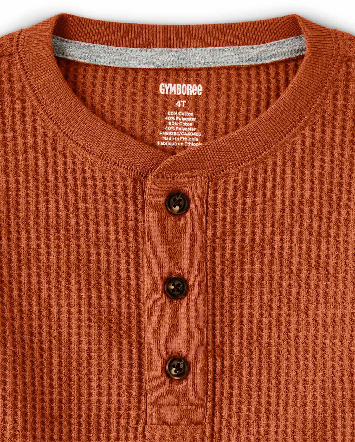 Детские топы Gymboree Boys Henley Top - Harvest