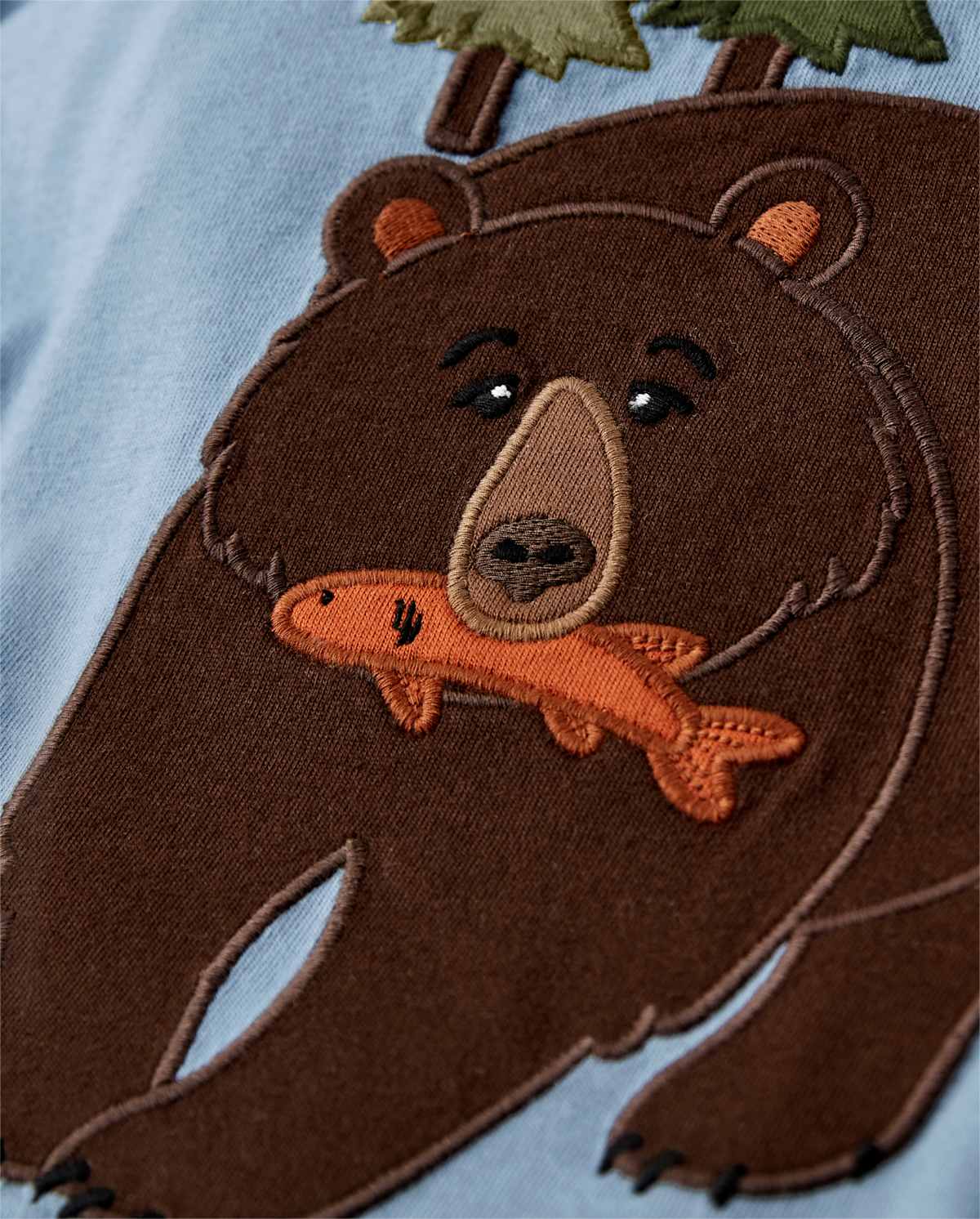 Детские топы Gymboree Boys Embroidered Bear Layered Top - Critter Campout