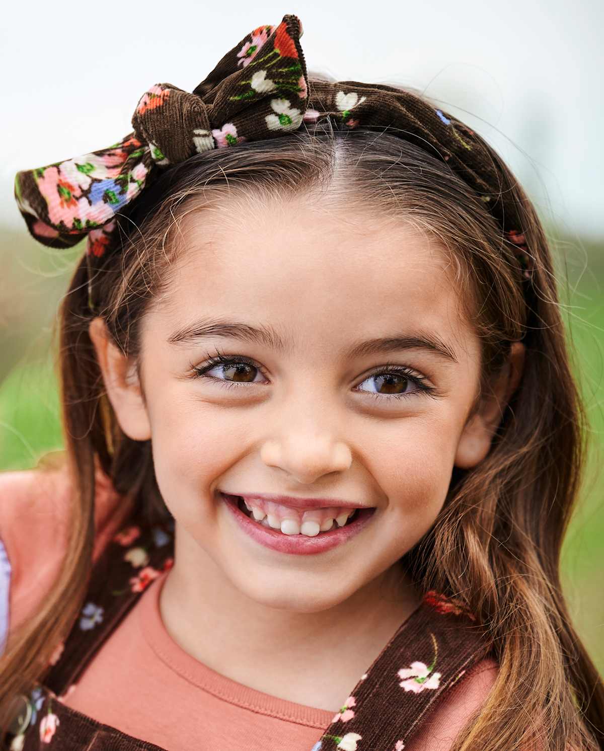 Детские аксессуары для волос Gymboree Girls Floral Bow Headband - Western Skies