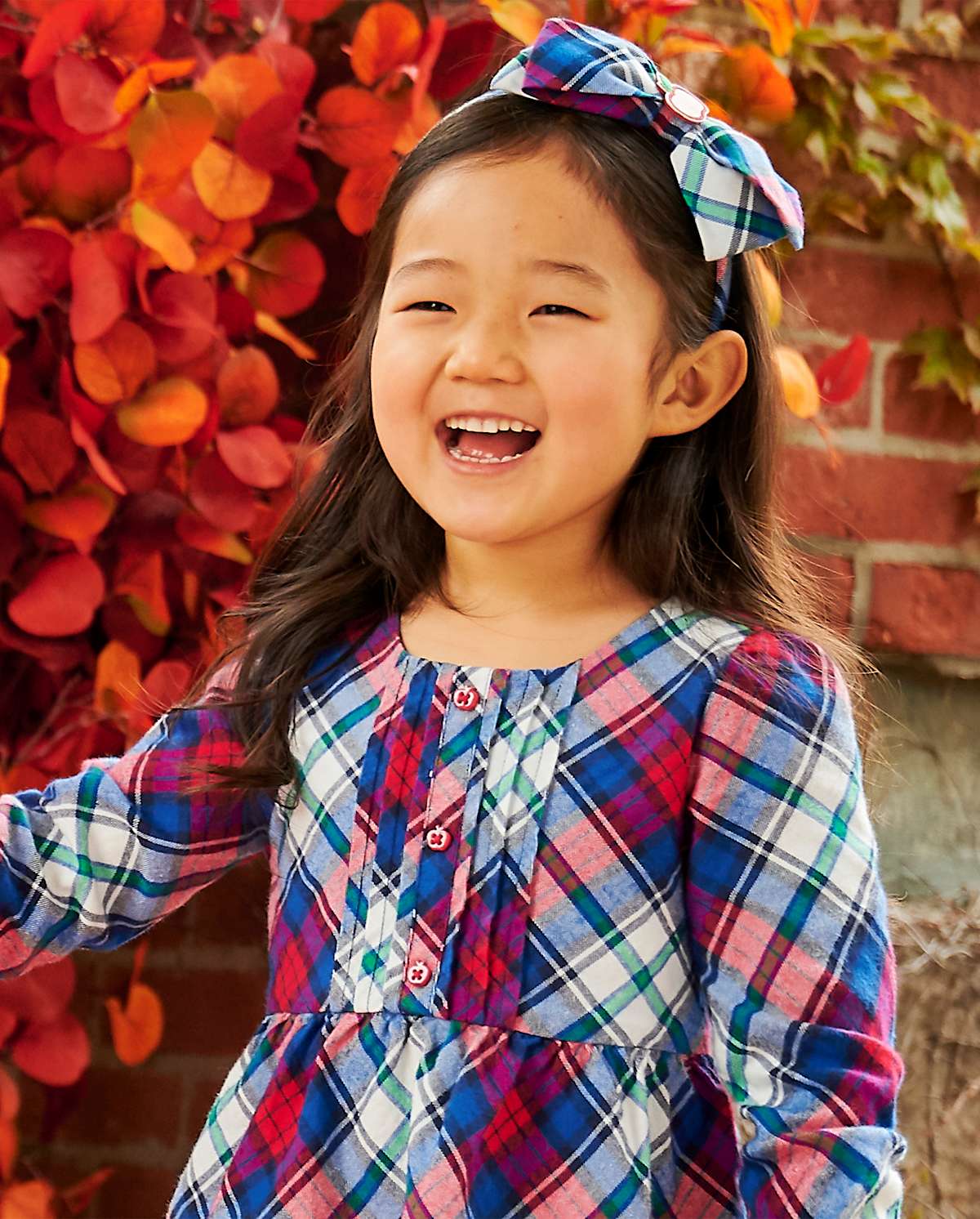 Детские аксессуары для волос Gymboree Girls Apple Plaid Headband - Teacher's Favorite