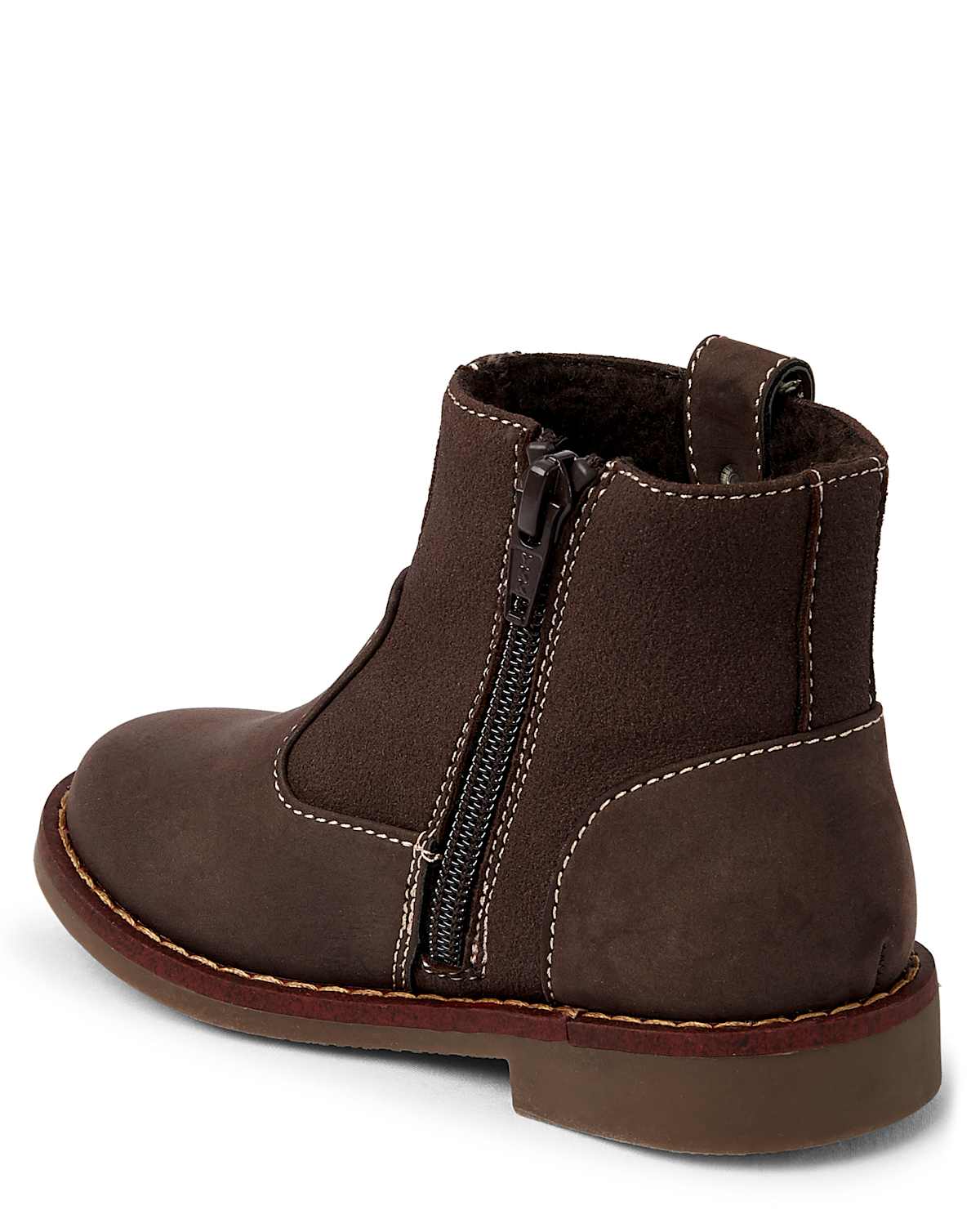 Детские ботинки Gymboree Boys Faux Leather And Suede Boots - Western Skies — фото 2