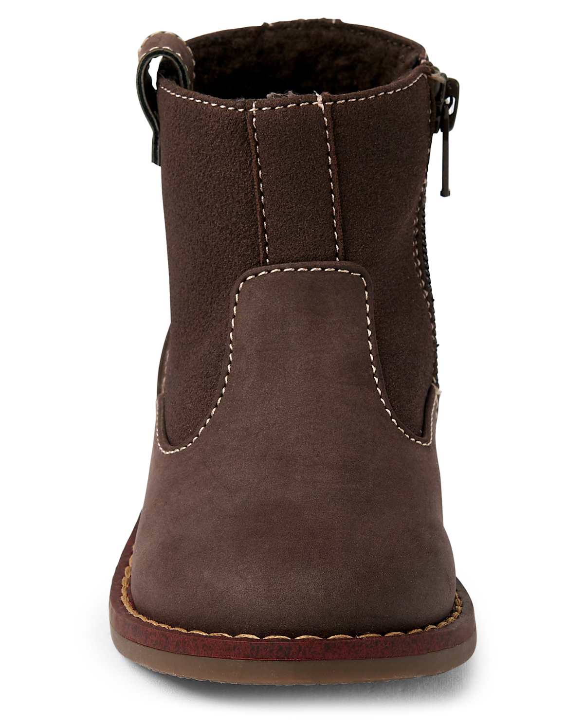 Детские ботинки Gymboree Boys Faux Leather And Suede Boots - Western Skies — фото 3