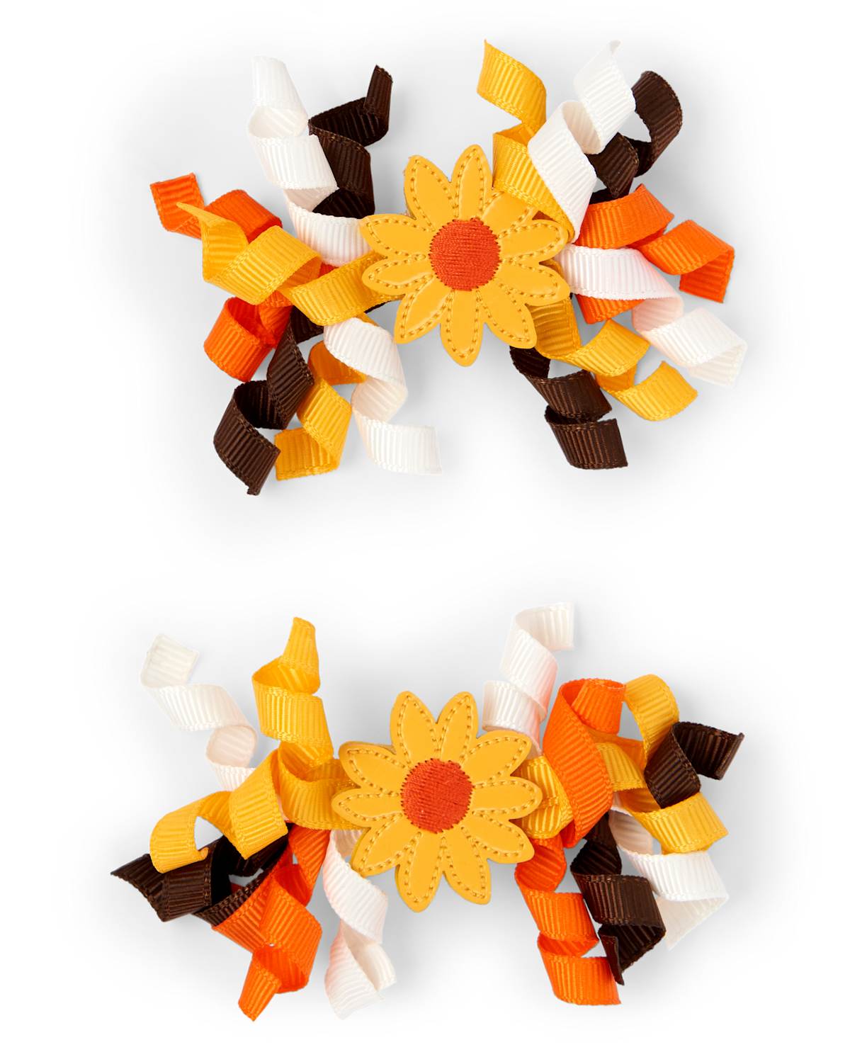 Детские аксессуары Gymboree Girls Sunflower Curly Hair Clips - Harvest