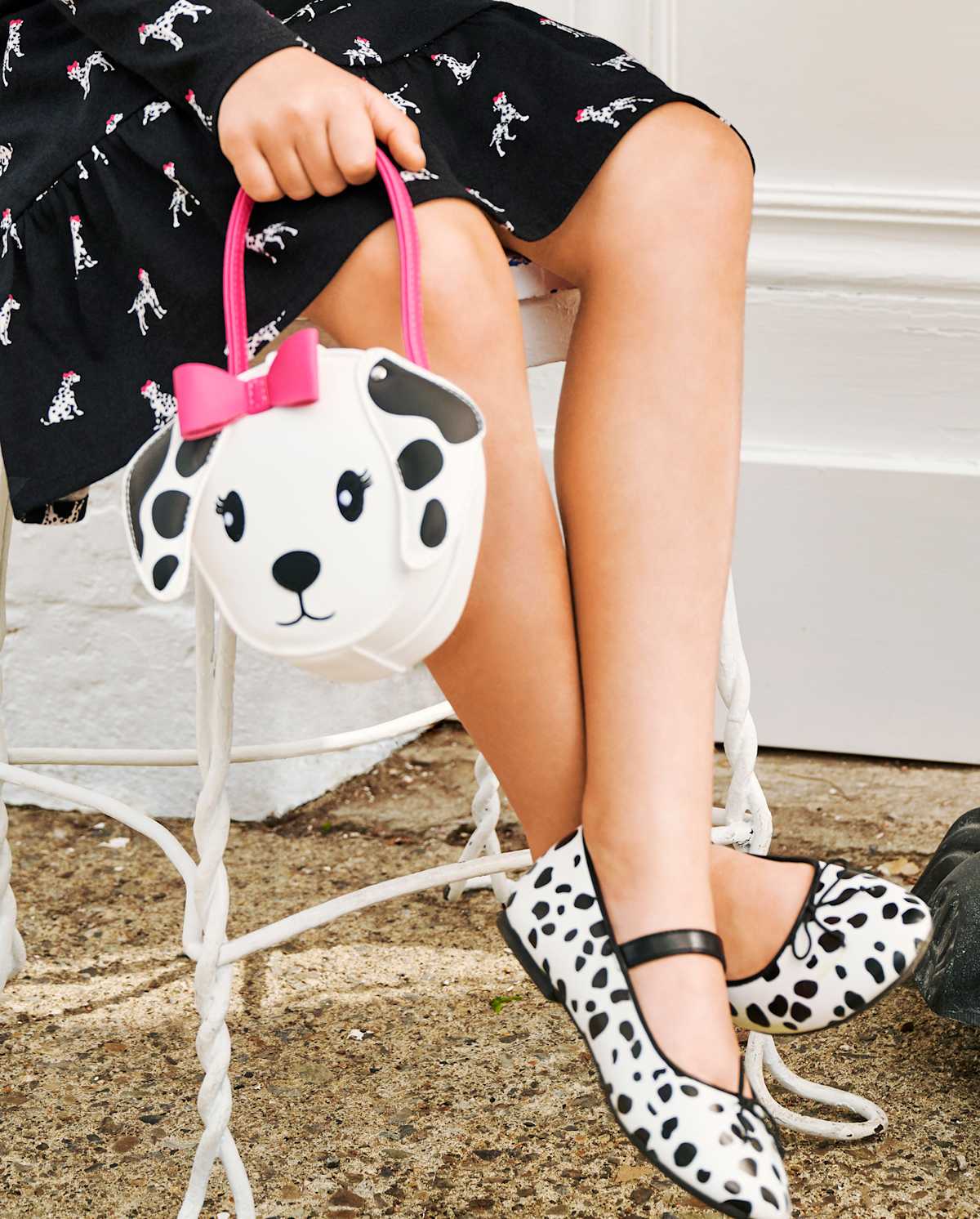 Обувь Gymboree Girls Spotted Ballet Flats - Dalmatian Friends