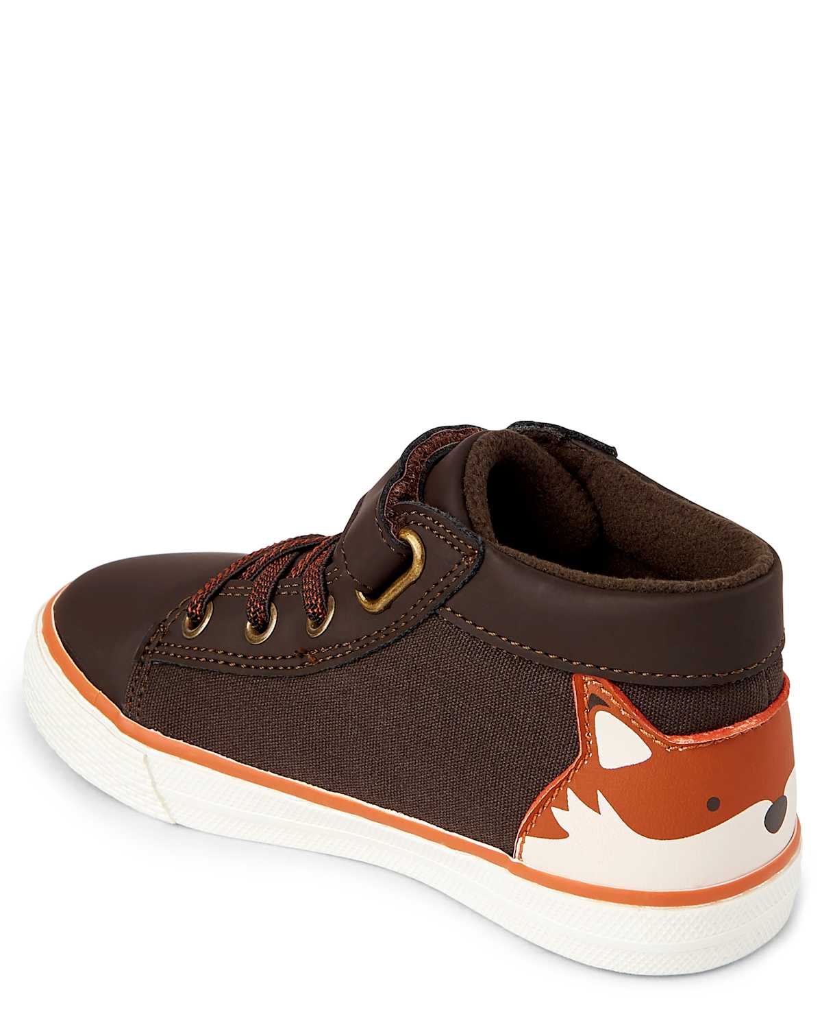 Детские кроссовки Gymboree Boys Fox Hi Top Sneakers - Harvest — фото 2