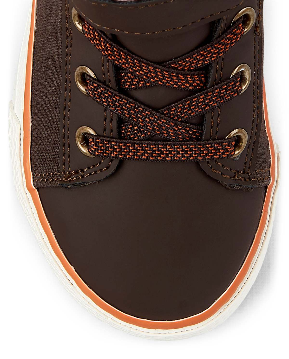 Детские кроссовки Gymboree Boys Fox Hi Top Sneakers - Harvest — фото 3