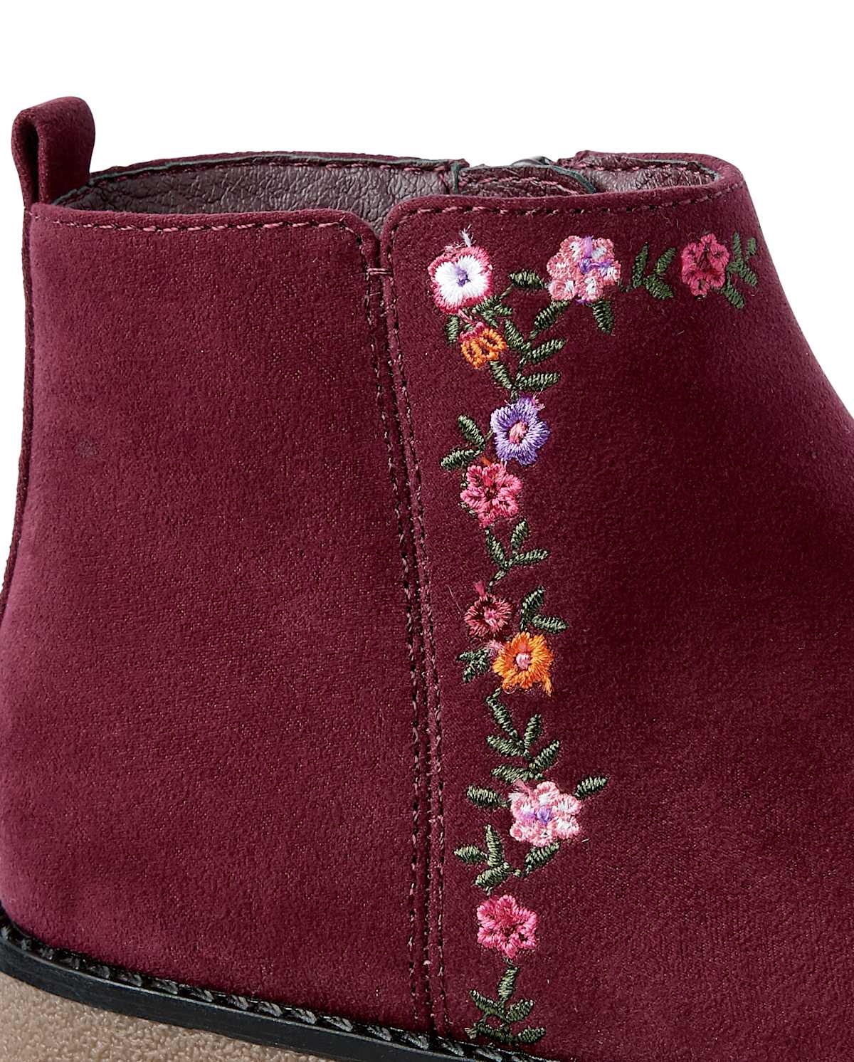 Детские ботинки Gymboree Girls Embroidered Floral Booties - Tree House — фото 4