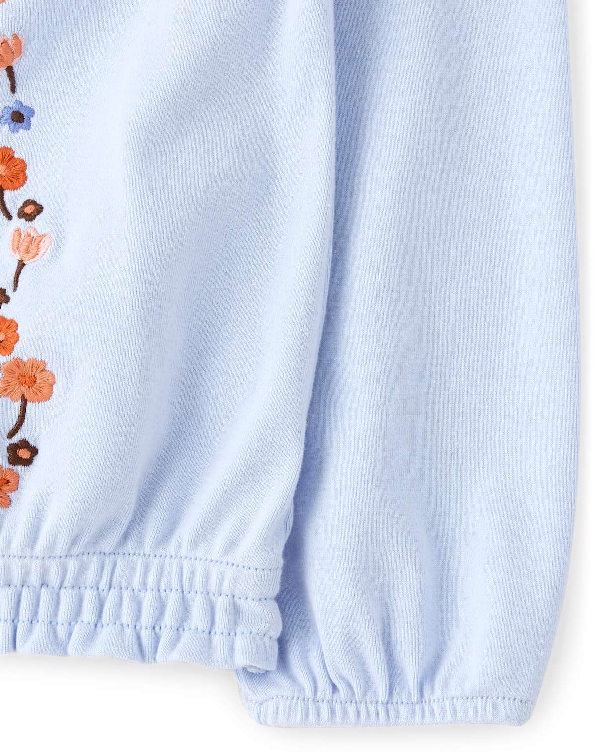 Детские топы Gymboree Girls Embroidered Floral Top - Western Skies — фото 2