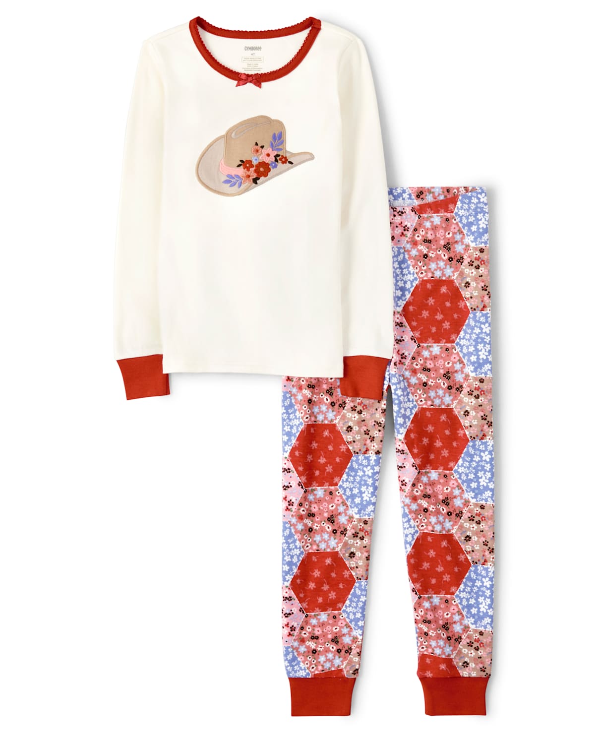 Gymboree Girls Cowgirl Cotton 2-Piece Pajamas - Gymmies