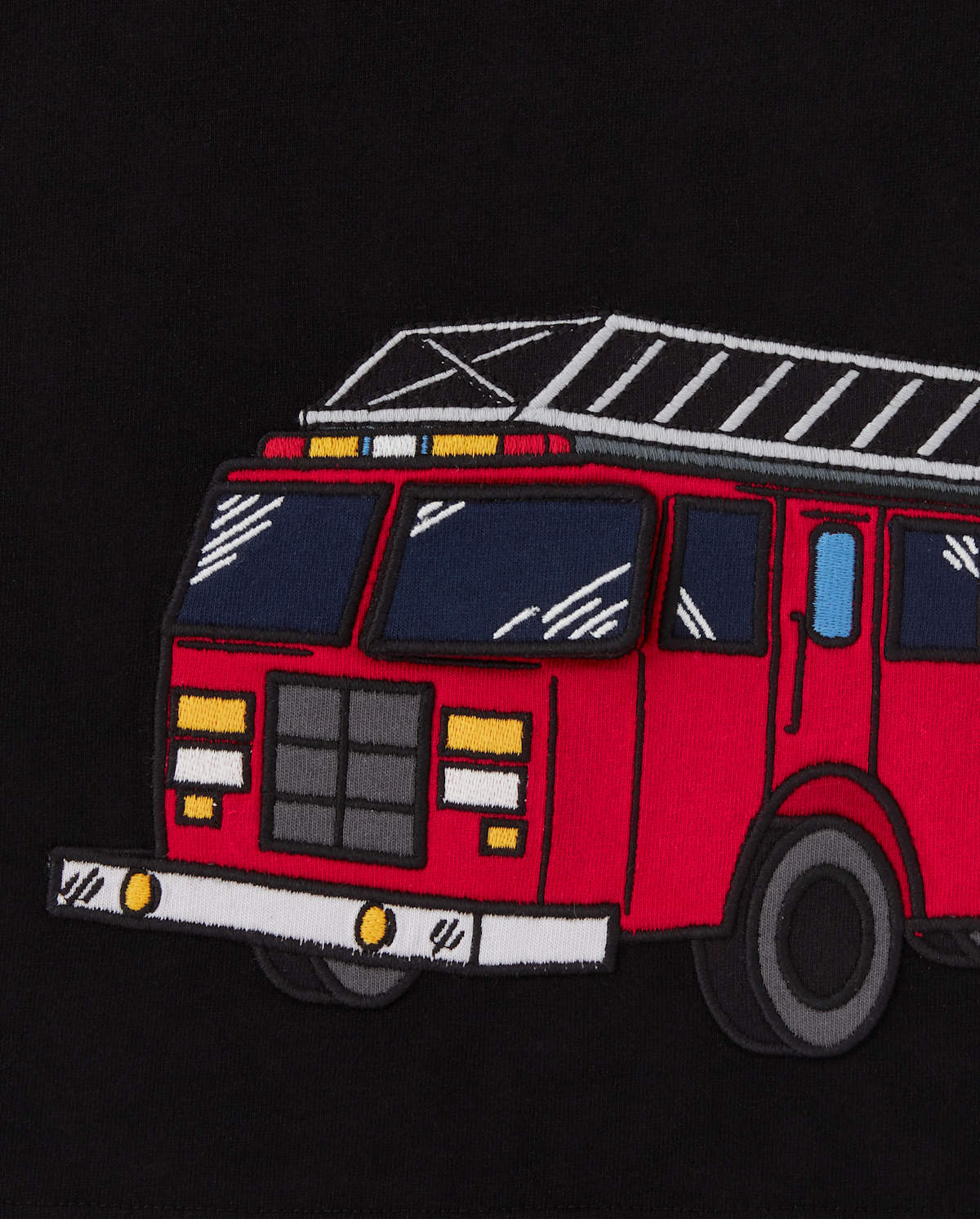 Детские топы Gymboree Boys Embroidered Fire Truck Top - Fire Chief — фото 3