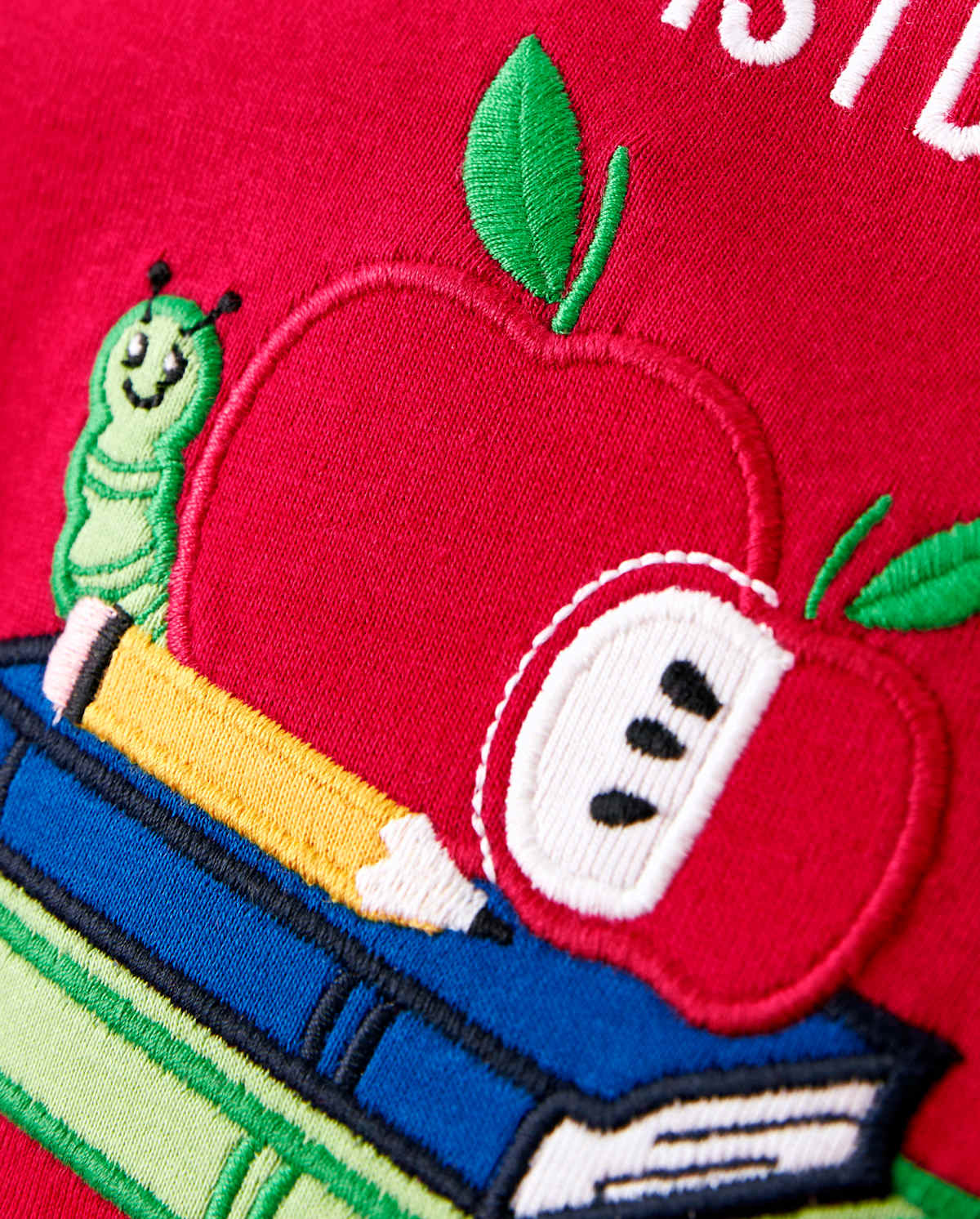 Gymboree Girls Embroidered School Top - Teacher's Favorite