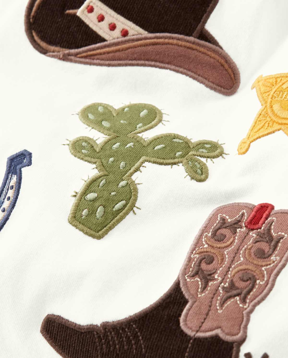 Детские топы Gymboree Boys Embroidered Cowboy Top - Western Skies