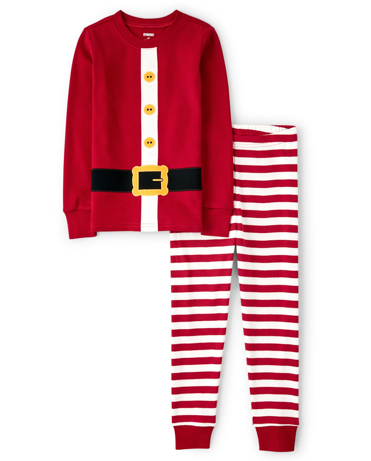 Детские пижамы Gymboree Kids Santa Cotton 2-Piece Pajamas - Gymmies