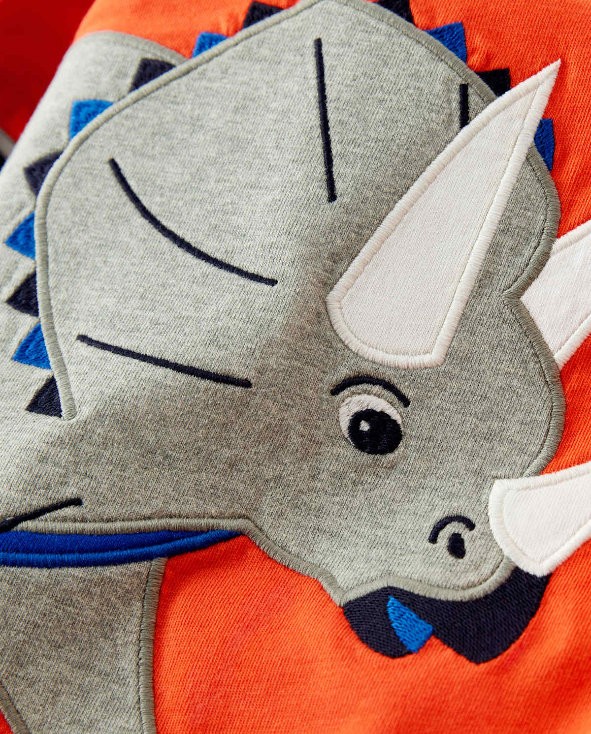 Детские топы Gymboree Boys Embroidered Triceratops Layered Top - Dino Dude