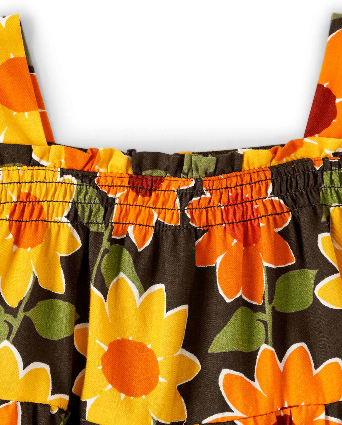 Детские платья Gymboree Girls Sunflower Ruffle Dress - Harvest