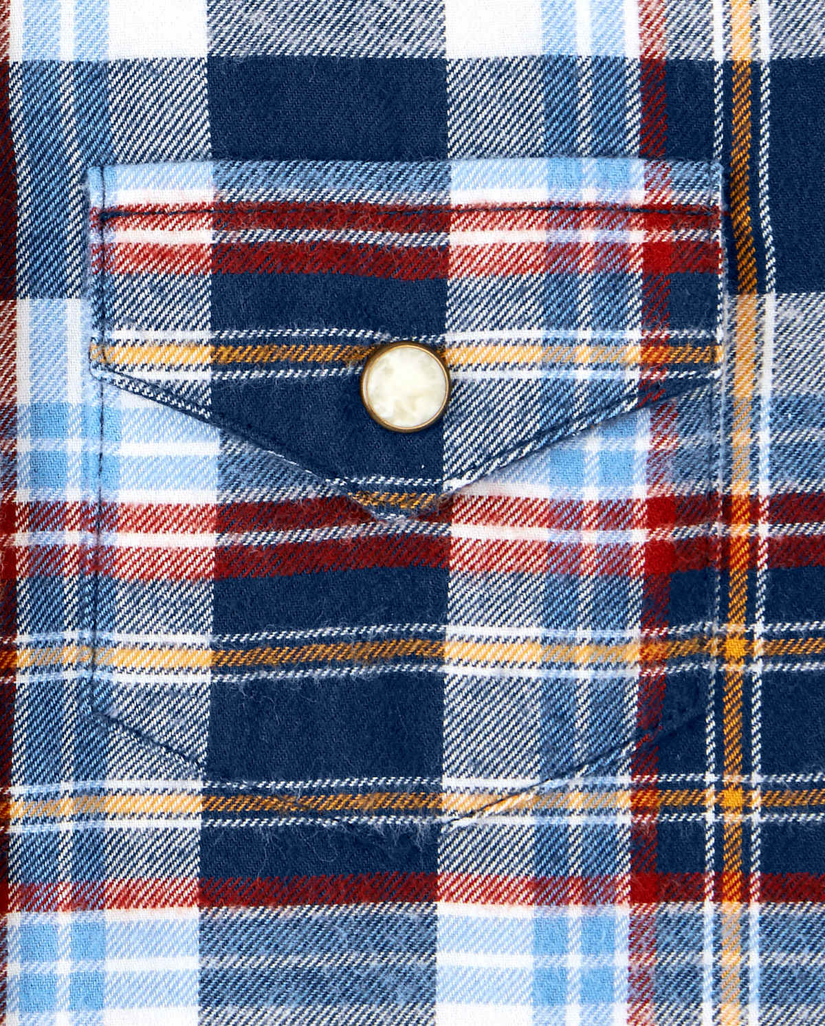 Детские рубашки Gymboree Boys Plaid Button Up Shirt - Western Skies — фото 2