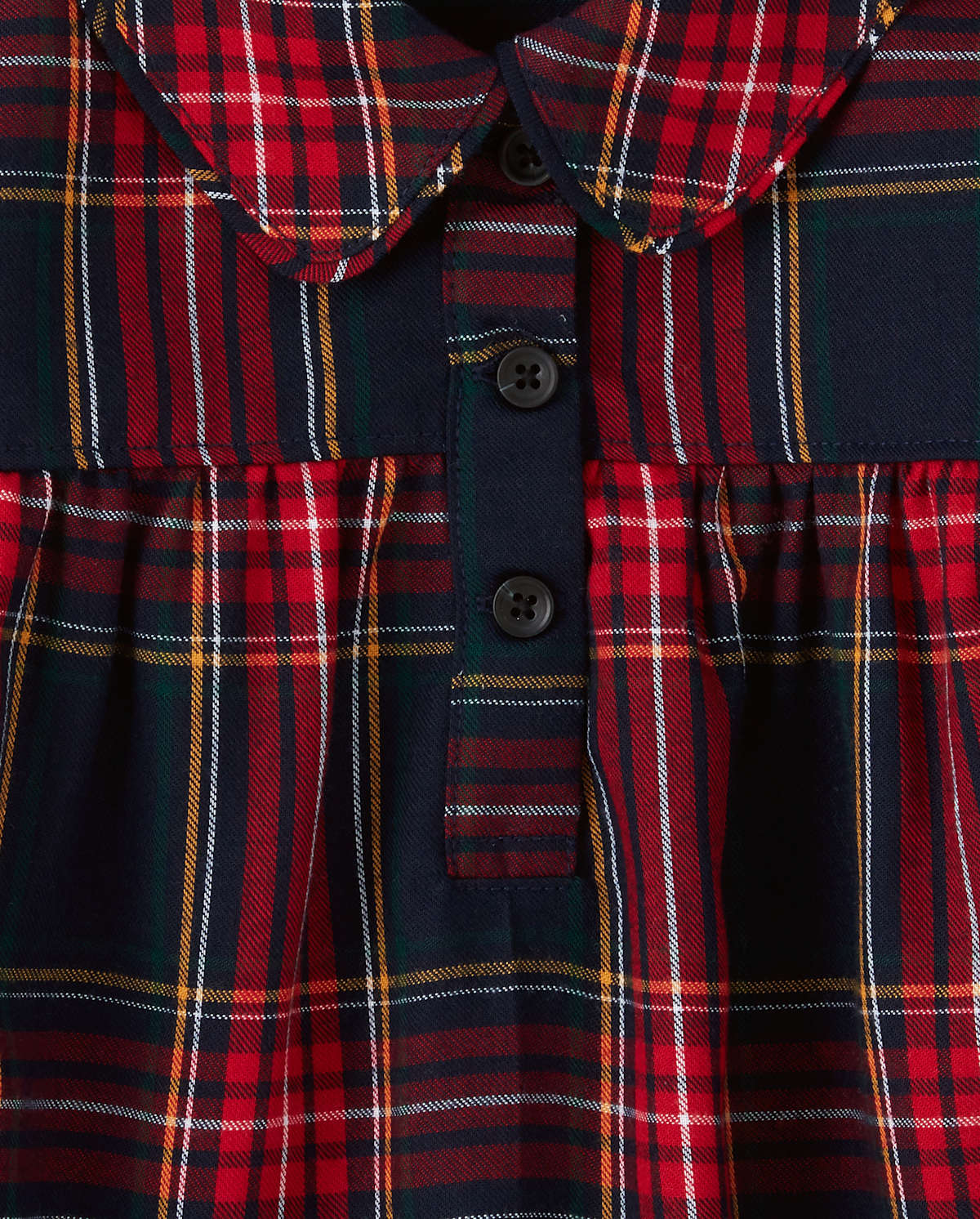 Gymboree Girls Plaid Flannel Nightgown - Gymmies — фото 2