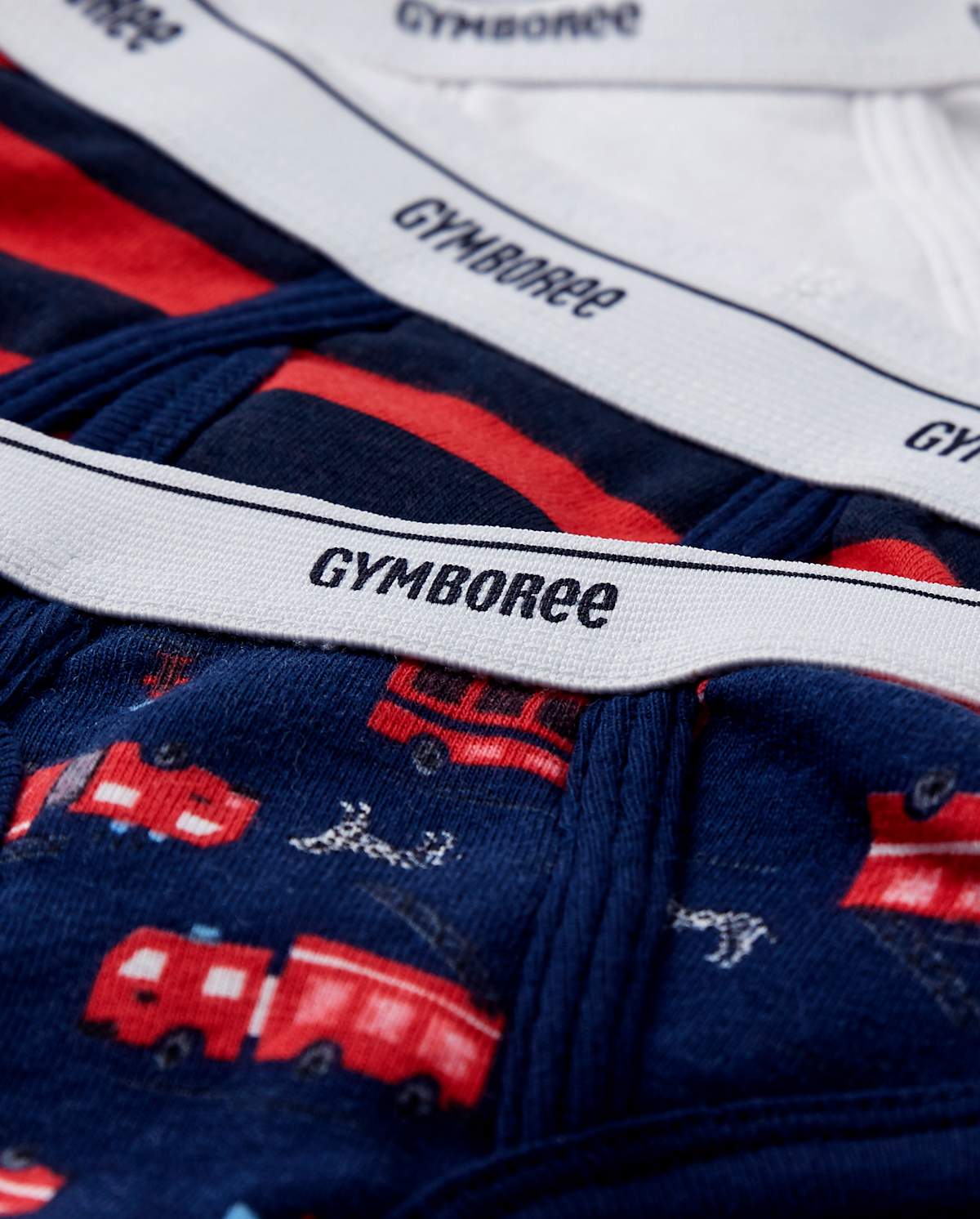 Трусы-брифы Truck для детей, 3 шт. — Gymboree