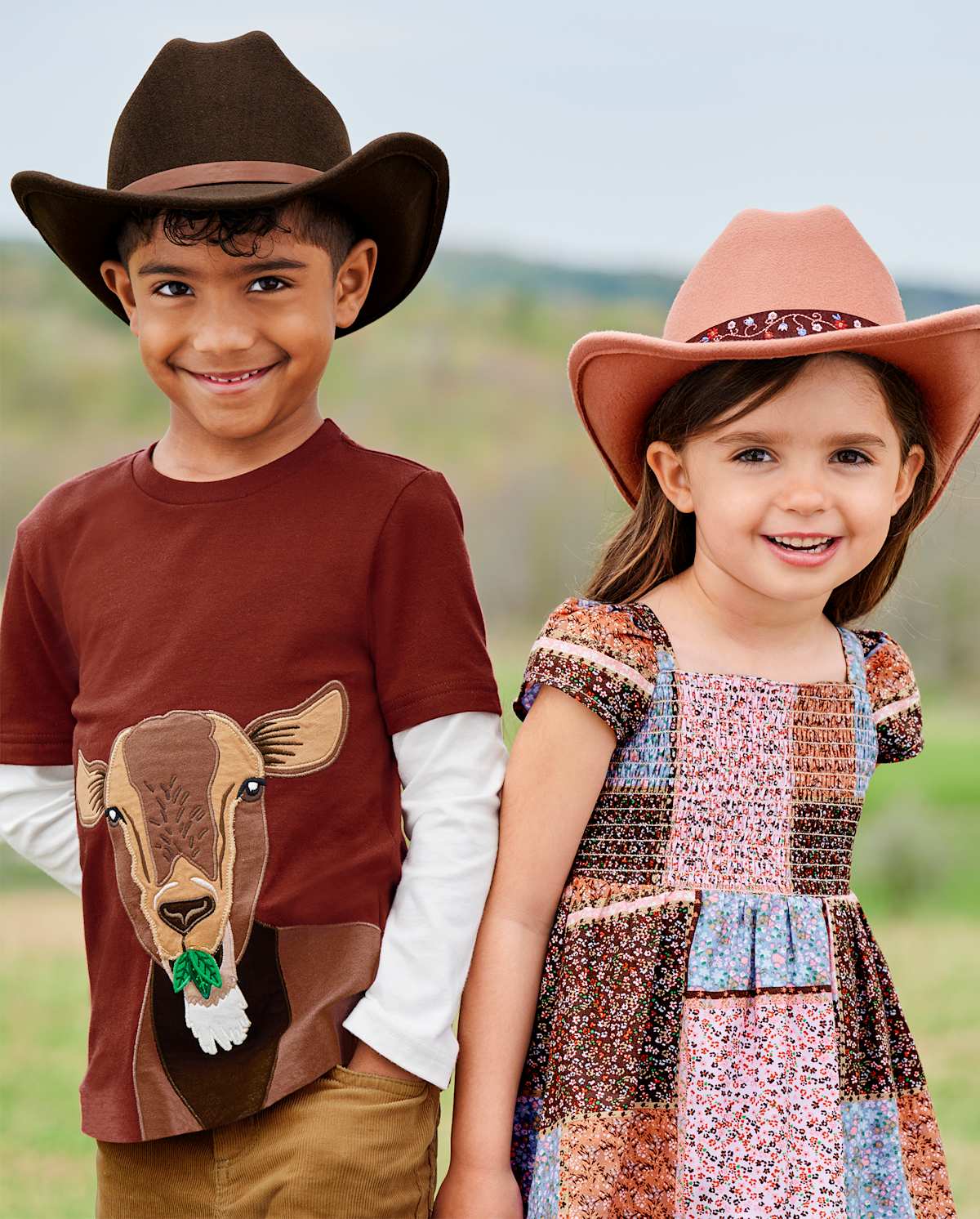 Детские головные уборы Gymboree Girls Cowgirl Hat - Western Skies — фото 3