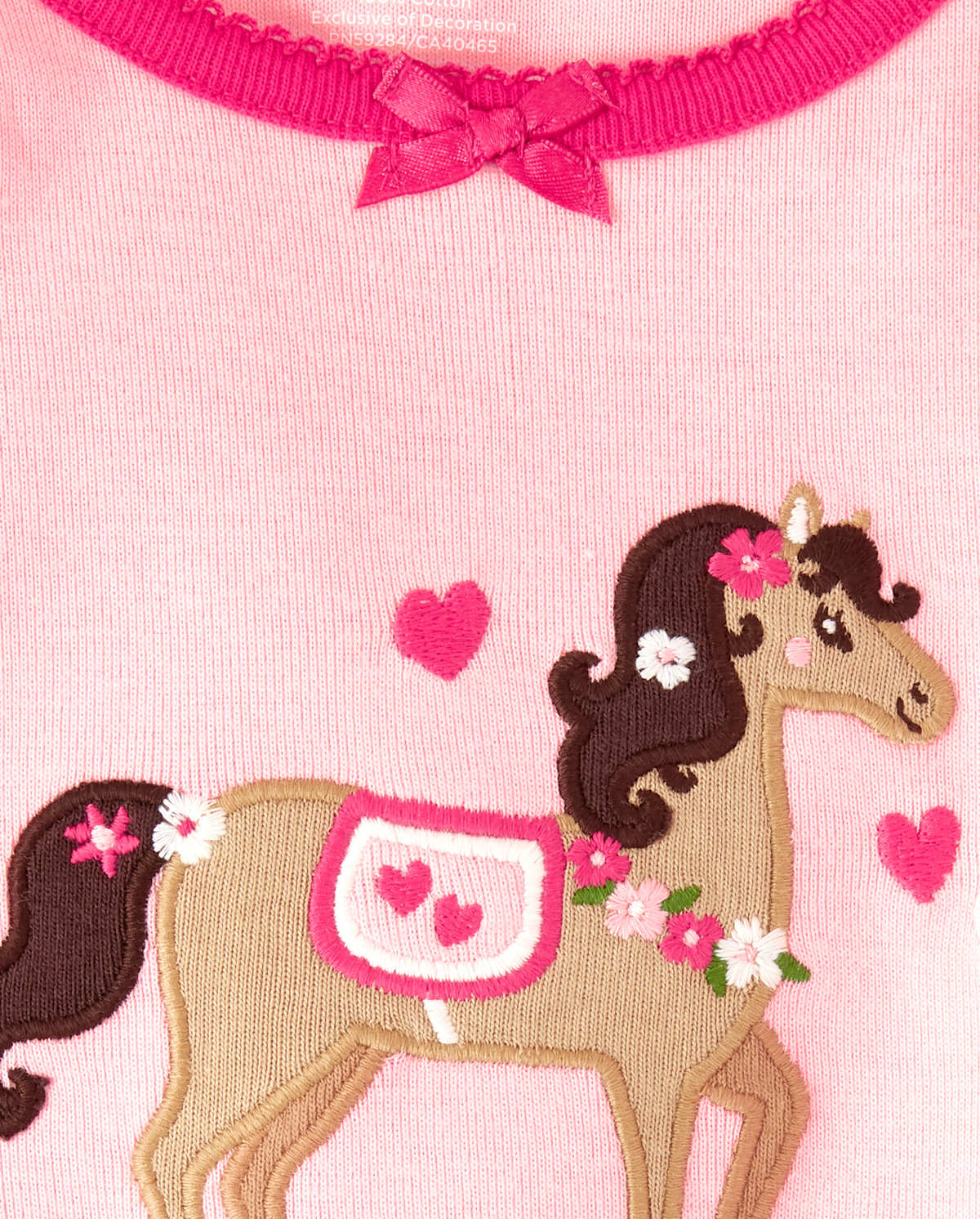 Детские пижамы Gymboree Girls Horse Cotton 2-Piece Pajamas - Gymmies — фото 3
