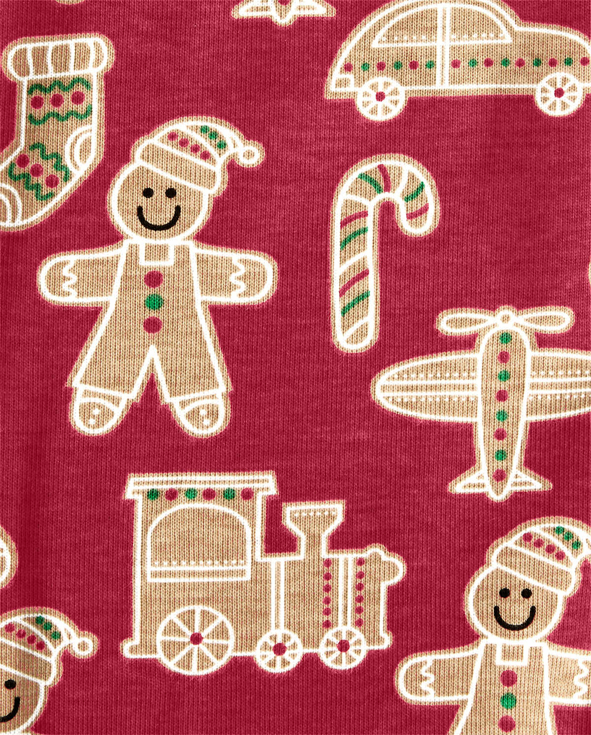 Детские пижамы Gymboree Boys Gingerbread Cotton 2-Piece Pajamas - Gymmies — фото 3