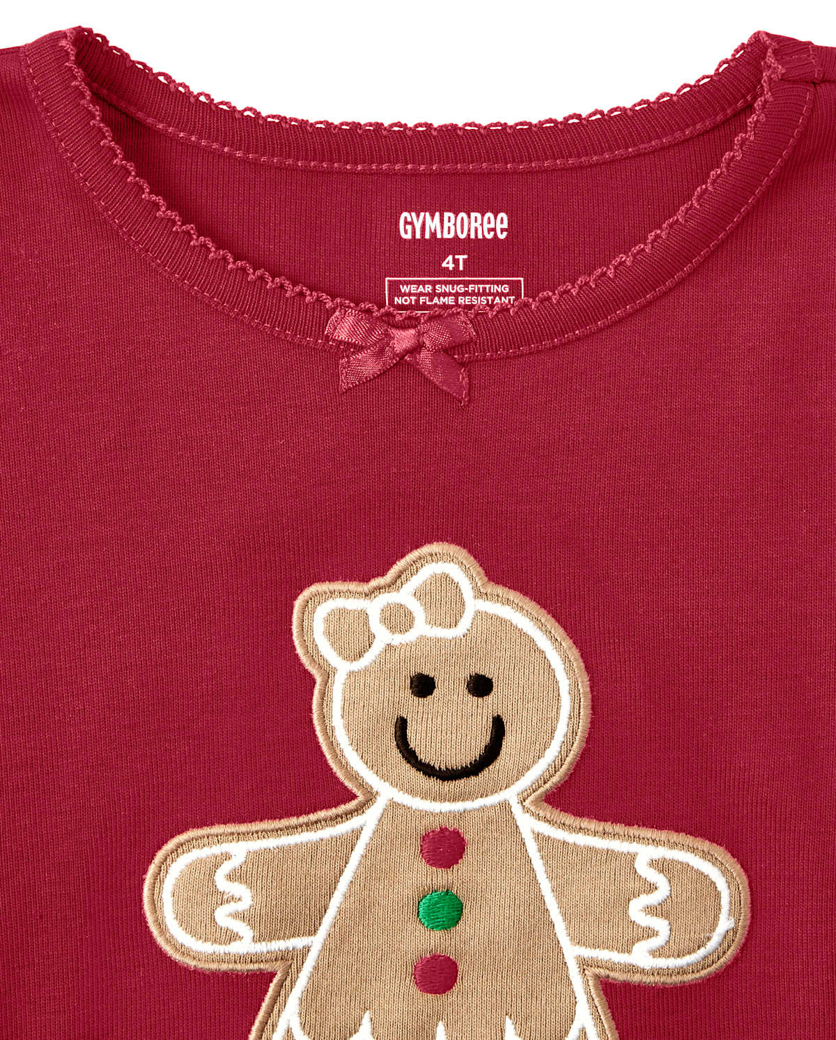 Детские пижамы Gymboree Girls Gingerbread Cotton 2-Piece Pajamas - Gymmies — фото 3