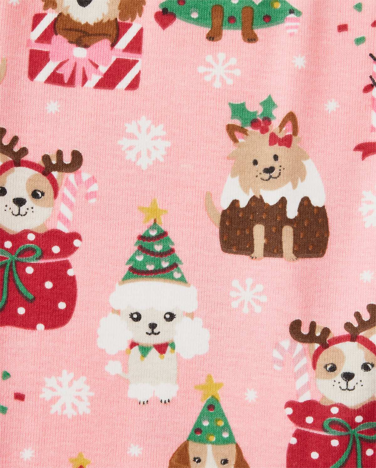Детские пижамы Gymboree Girls Christmas Puppy Cotton 2-Piece Pajamas - Gymmies — фото 4