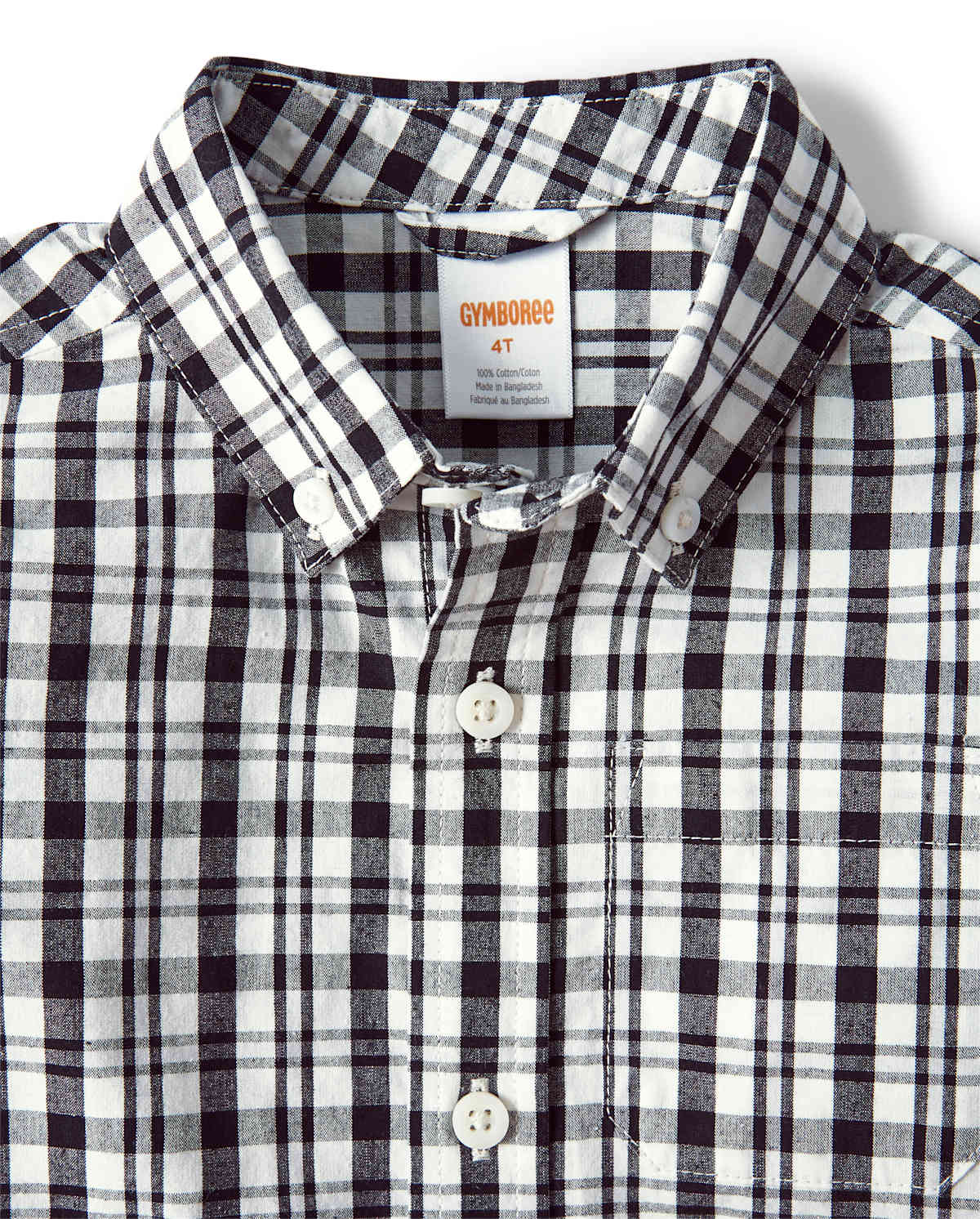 Детские рубашки Gymboree Boys Plaid Button Up Shirt - Reindeer Cheer