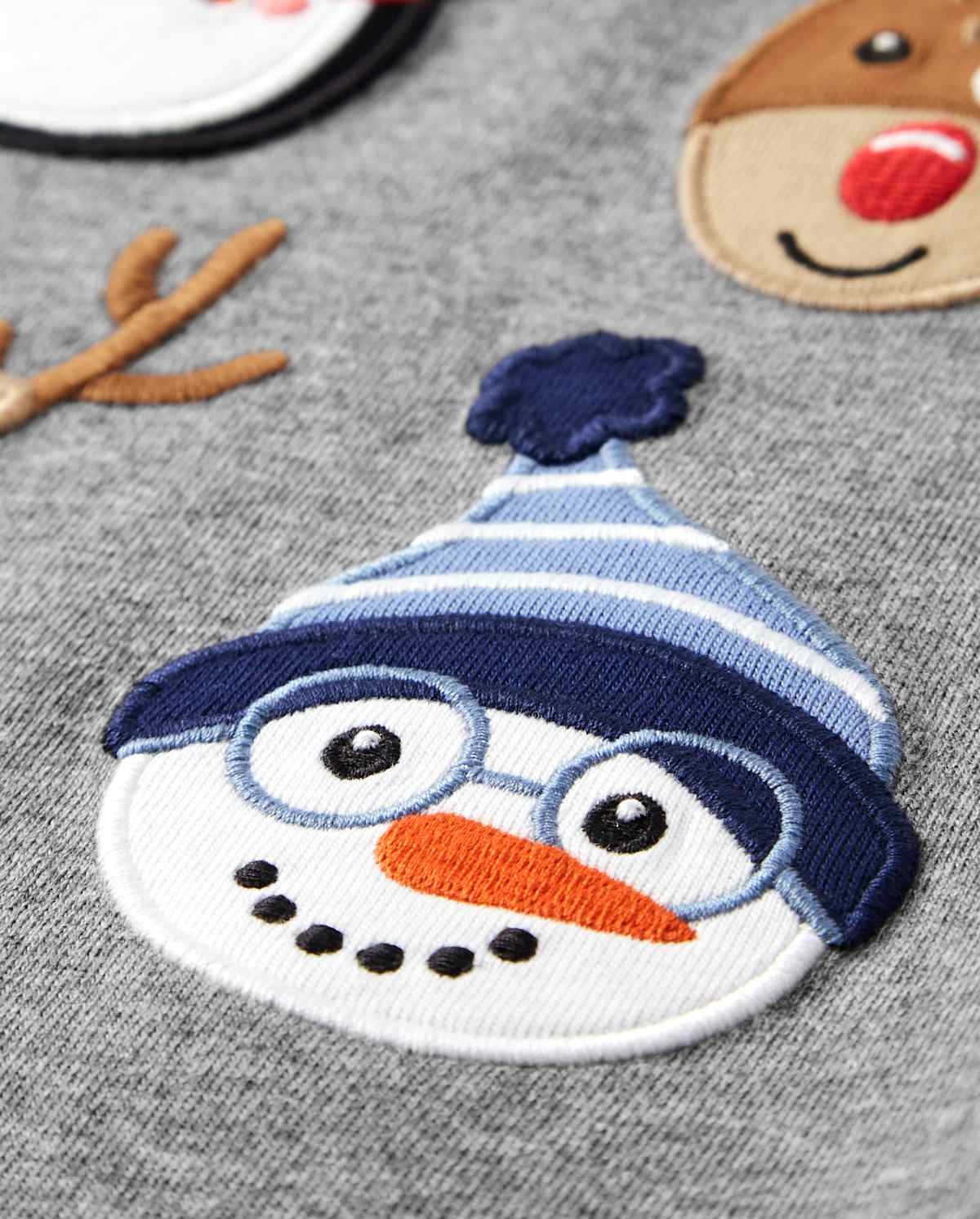 Детские топы Gymboree Boys Embroidered Holiday Raglan Top - Ho Ho Ho