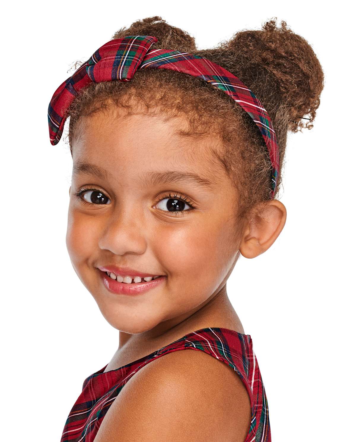 Детские аксессуары для волос Gymboree Girls Plaid Bow Headband - Family Celebrations Red