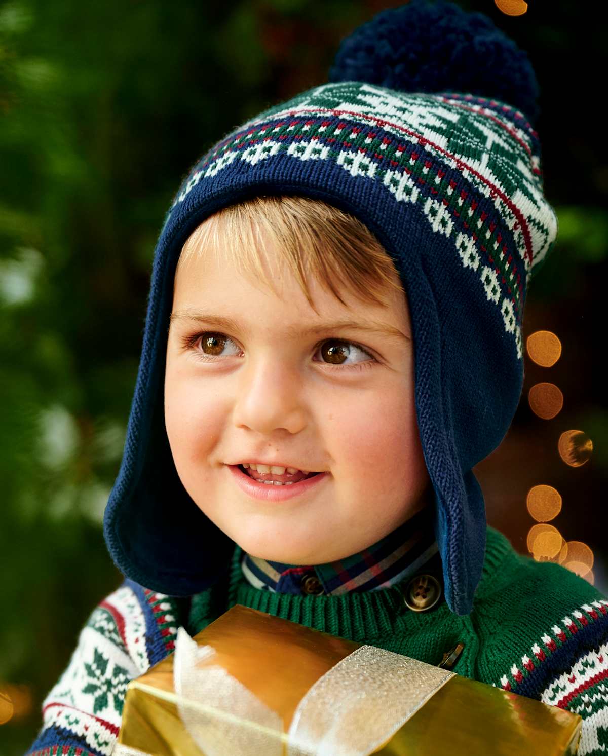 Детский комплект Gymboree Fairisle шапка и варежки — фото 4