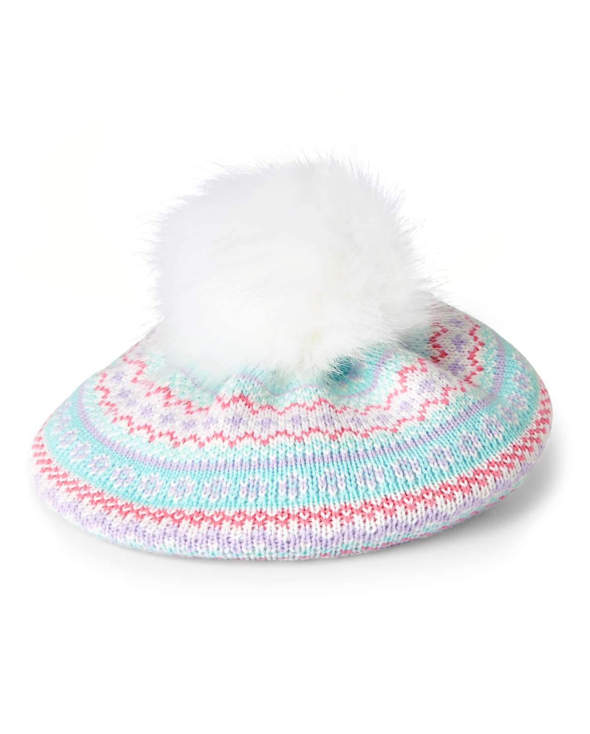 Детские головные уборы Gymboree Girls Fairisle Pom Pom Hat - Polar Party
