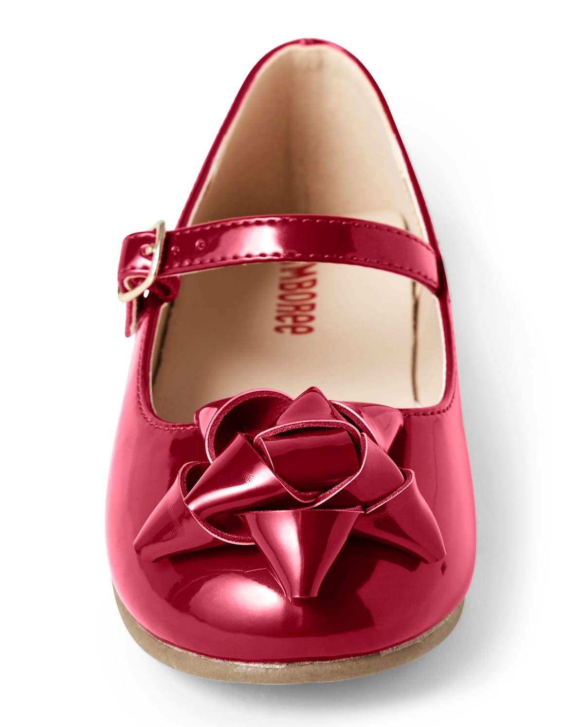 Обувь Gymboree Girls Present Bow Ballet Flats - Ho Ho Ho — фото 3
