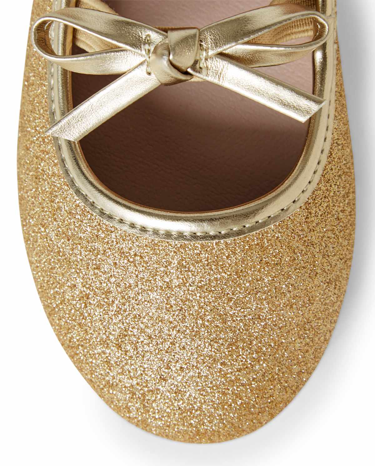 Обувь Gymboree Girls Glitter Ballet Flats - Family Celebrations Green — фото 4