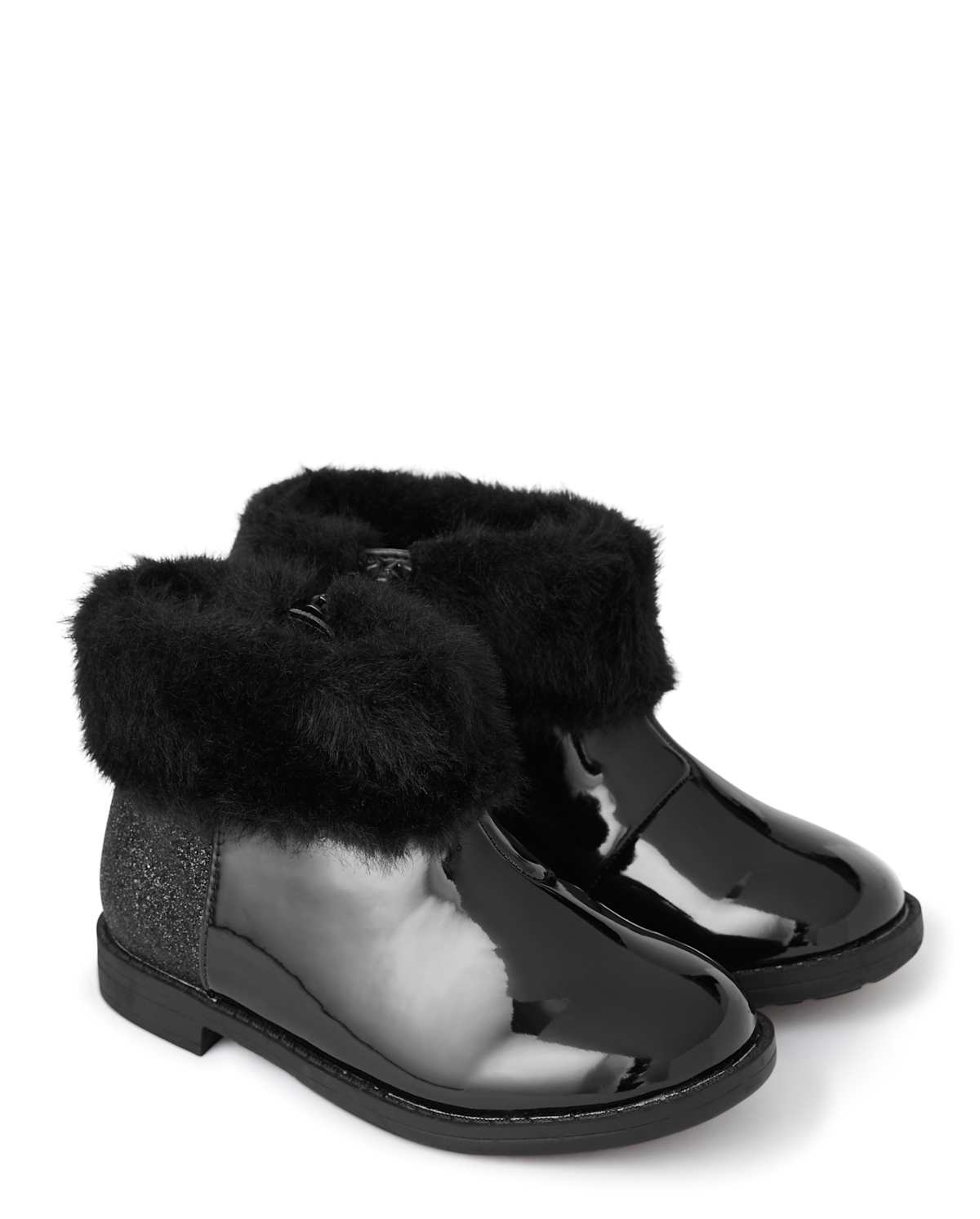 Детские ботинки Gymboree Girls Glitter Fur Booties - Reindeer Cheer