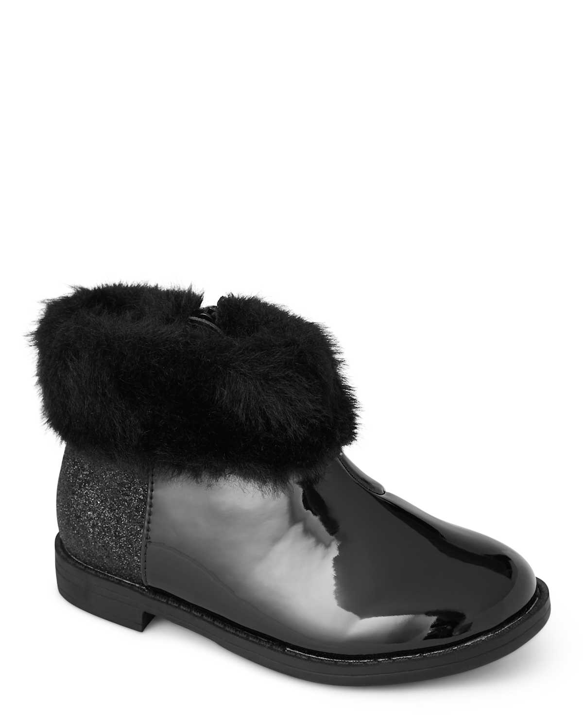 Детские ботинки Gymboree Girls Glitter Fur Booties - Reindeer Cheer — фото 5