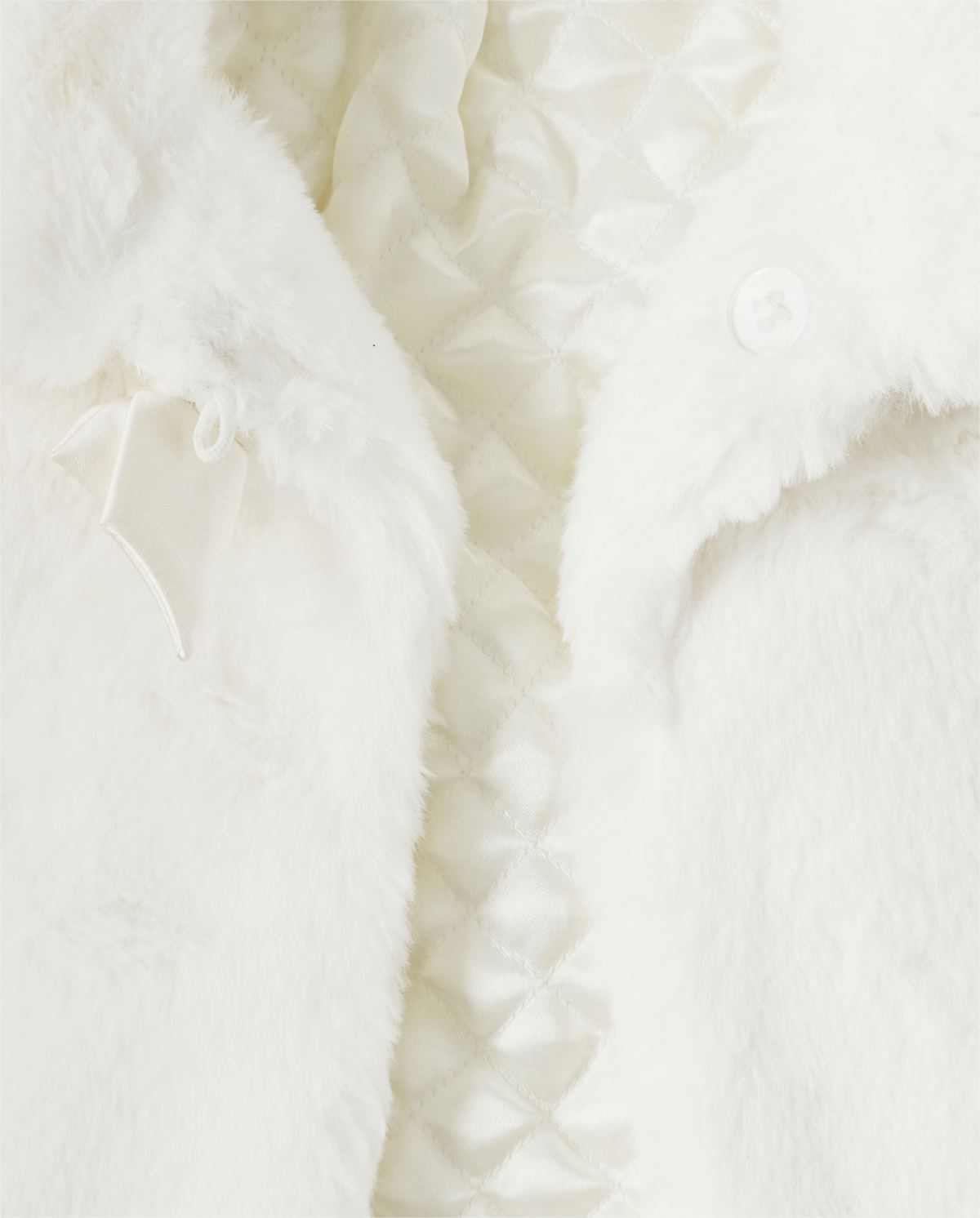 Детские аксессуары Gymboree Girls Faux Fur Cape - Family Celebrations Green — фото 3