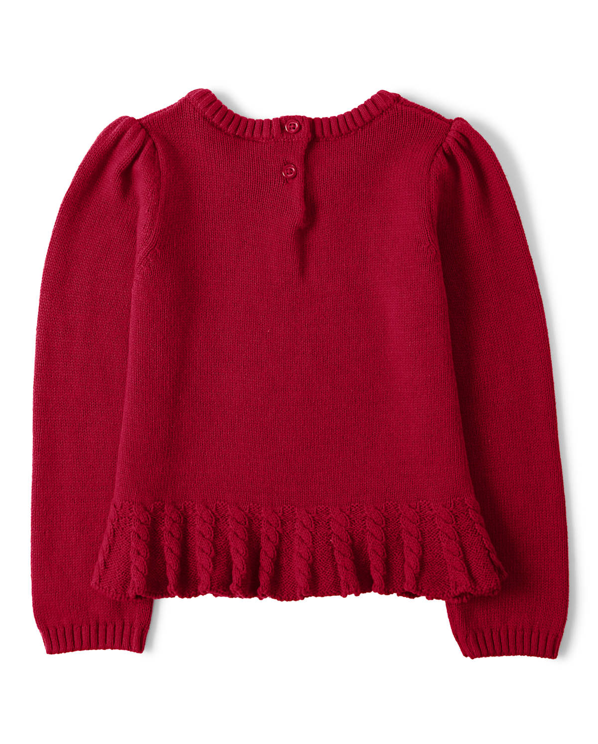 Детские свитеры Gymboree Girls Embroidered Gingerbread Peplum Sweater - Ho Ho Ho — фото 2