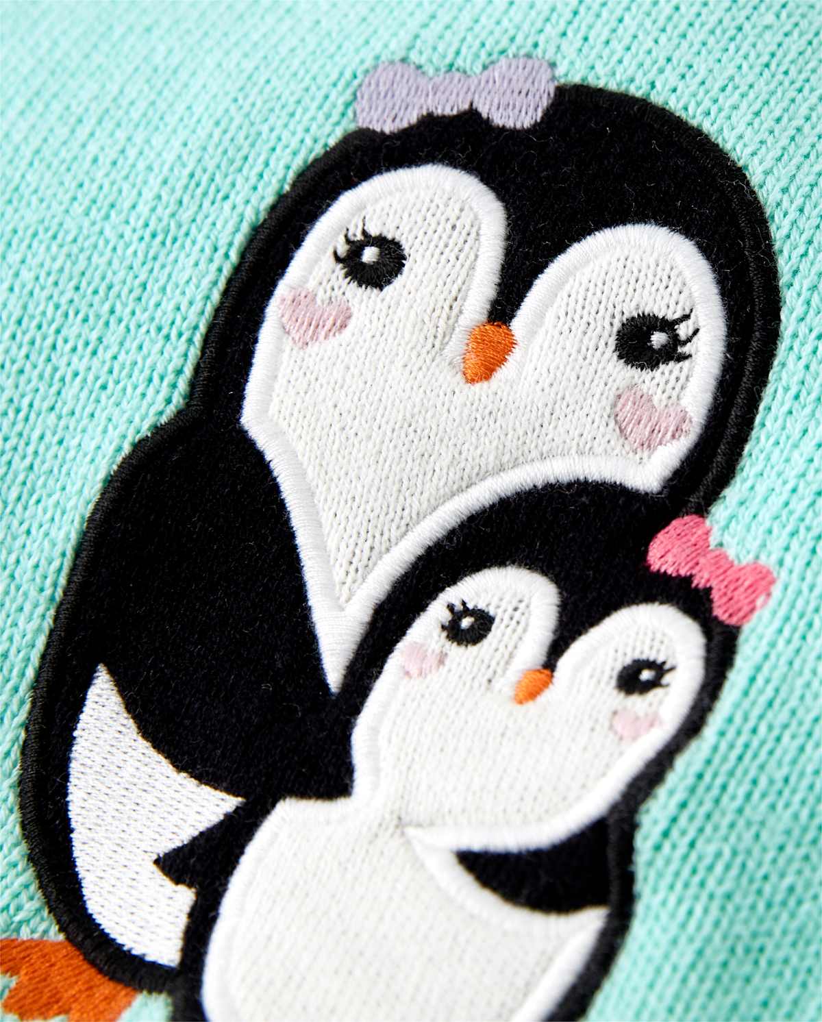 Детские свитеры Gymboree Girls Intarsia Penguin Sweater - Polar Party