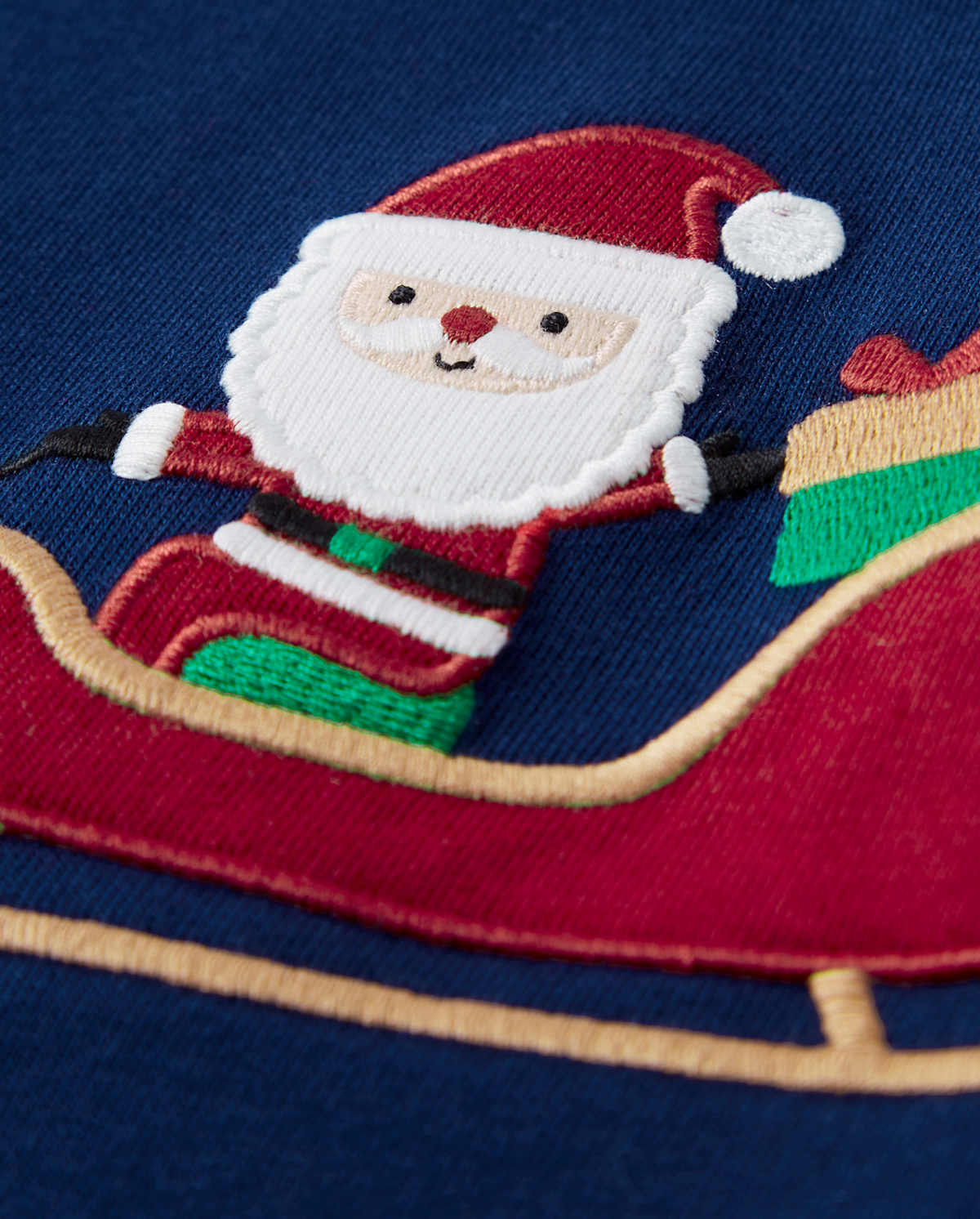 Детские топы Gymboree Boys Embroidered Santa's Sleigh Top - Ho Ho Ho