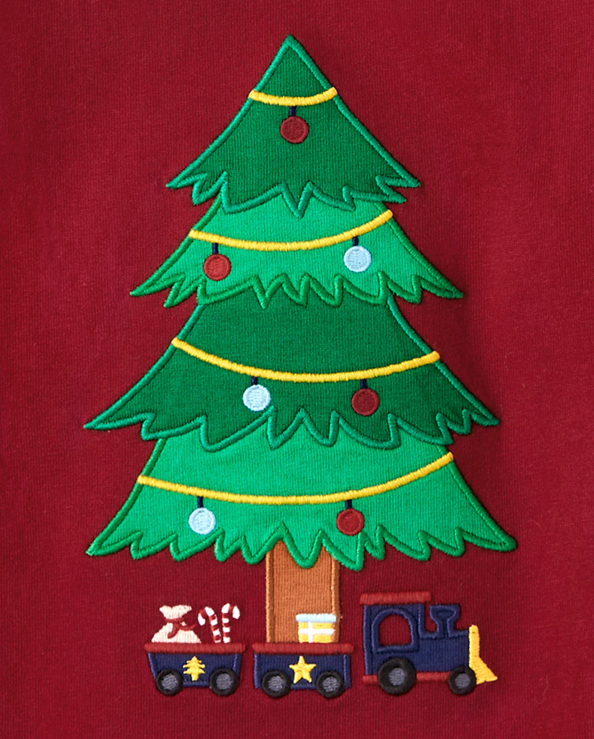Детские топы Gymboree Boys Embroidered Christmas Tree Top - Ho Ho Ho — фото 2