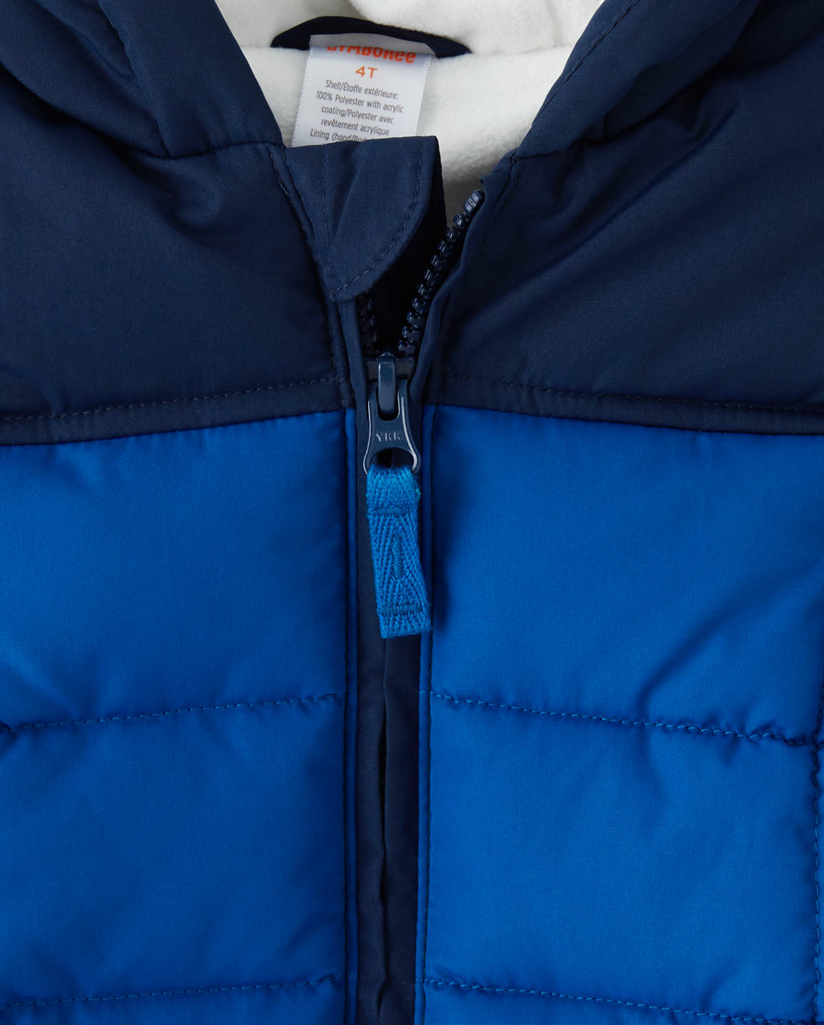 Детские куртки Gymboree Boys Colorblock Puffer Jacket - Polar Party — фото 2