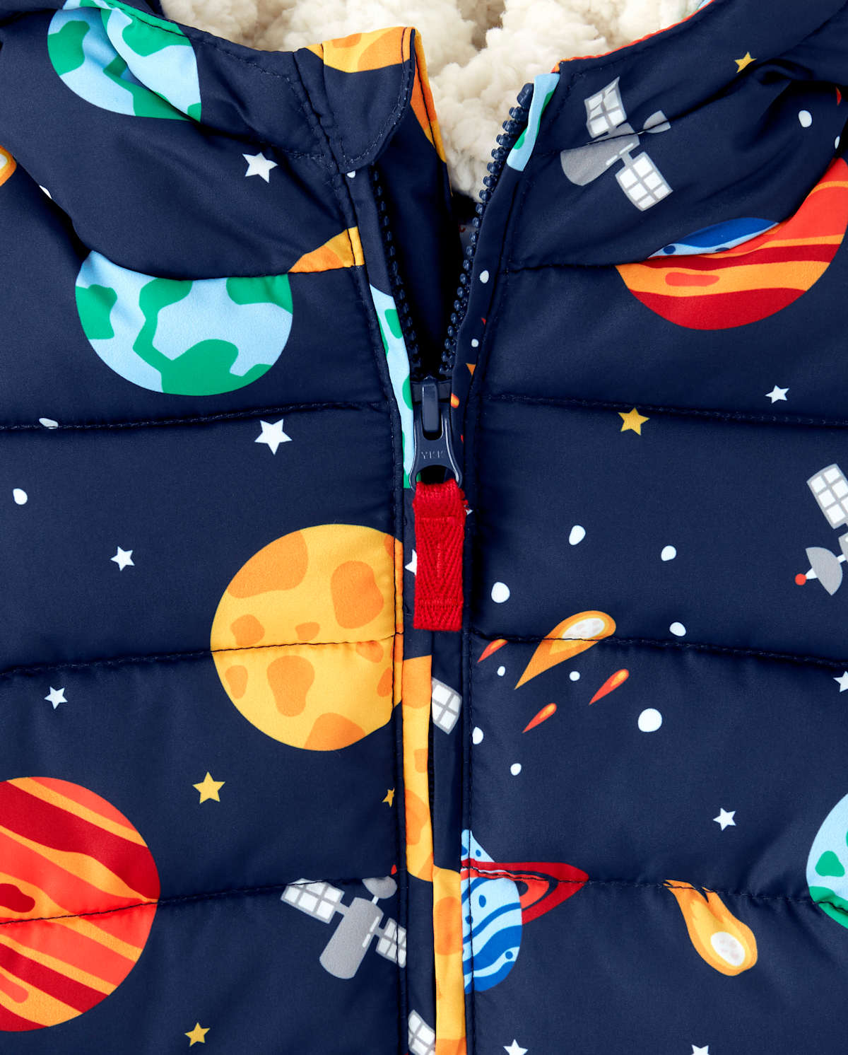Детские куртки Gymboree Boys Space Puffer Jacket - Comet Club — фото 2