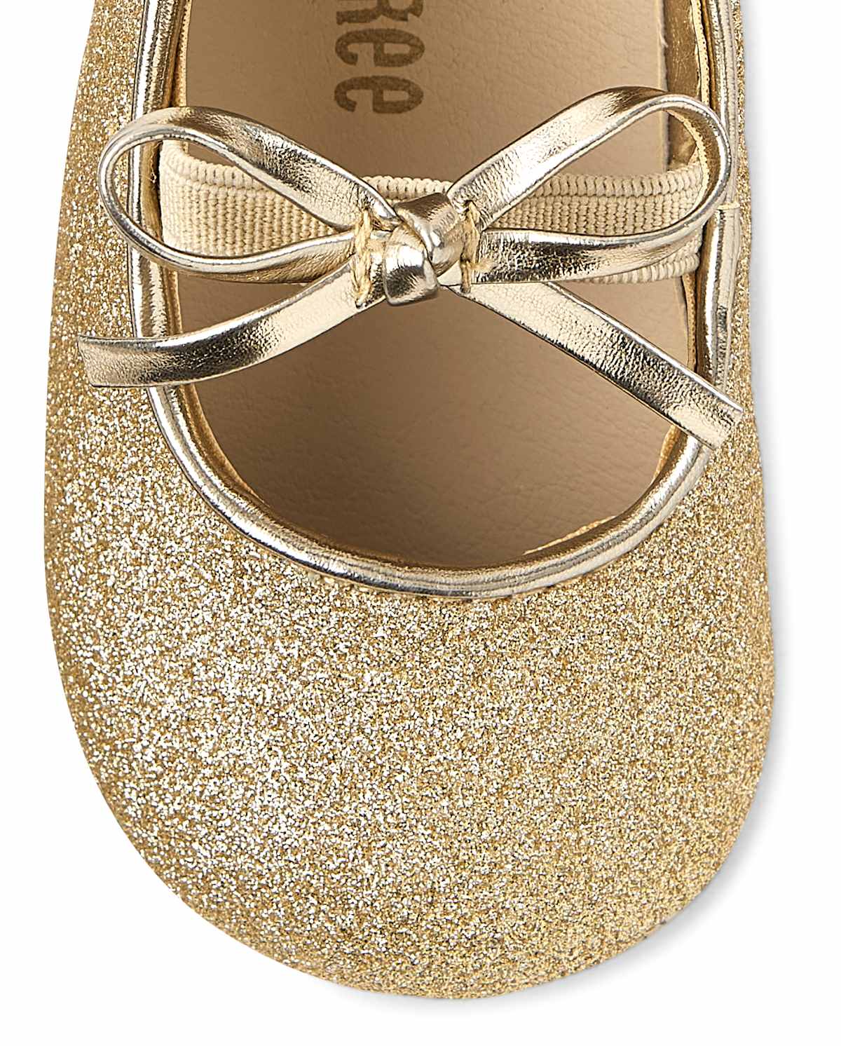 Обувь Gymboree Baby Girls Glitter Ballet Flats - Family Celebrations Green — фото 3