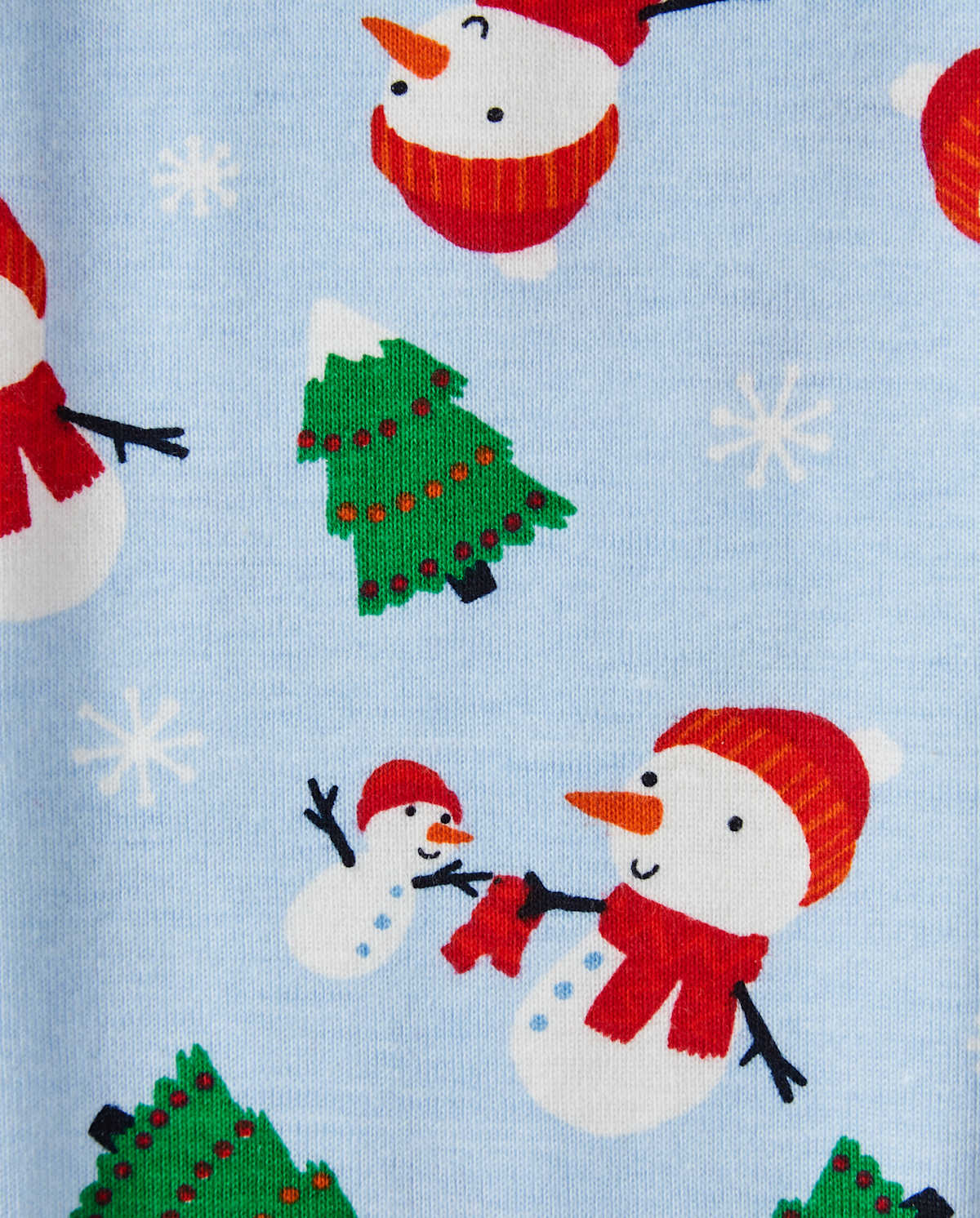 Детские пижамы Gymboree Kids Snowman Cotton 2-Piece Pajamas — фото 3