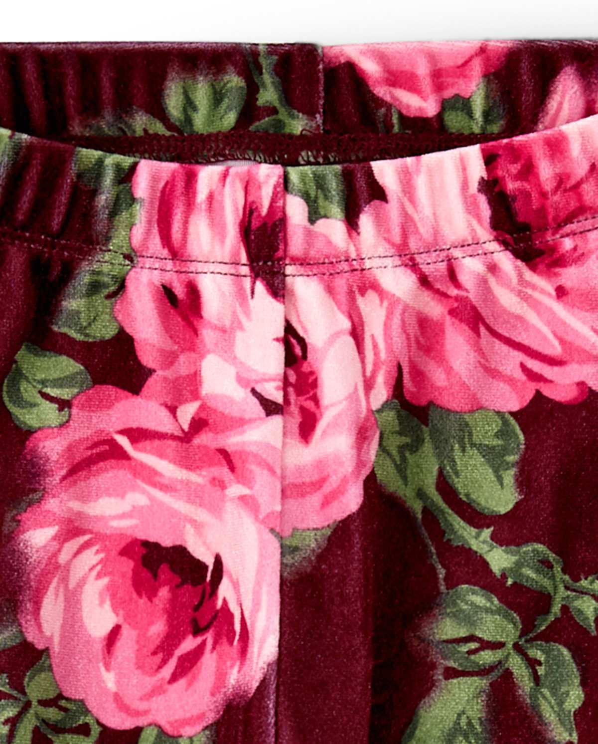 Детские леггинсы Gymboree Girls Rose Velour Leggings - Royal Princess — фото 2