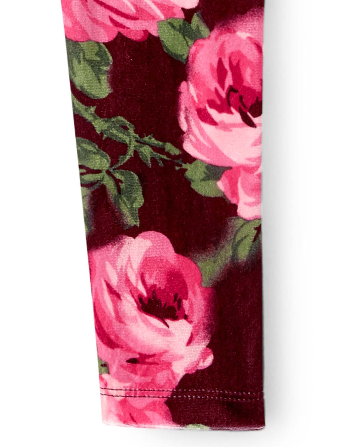 Детские леггинсы Gymboree Girls Rose Velour Leggings - Royal Princess — фото 3