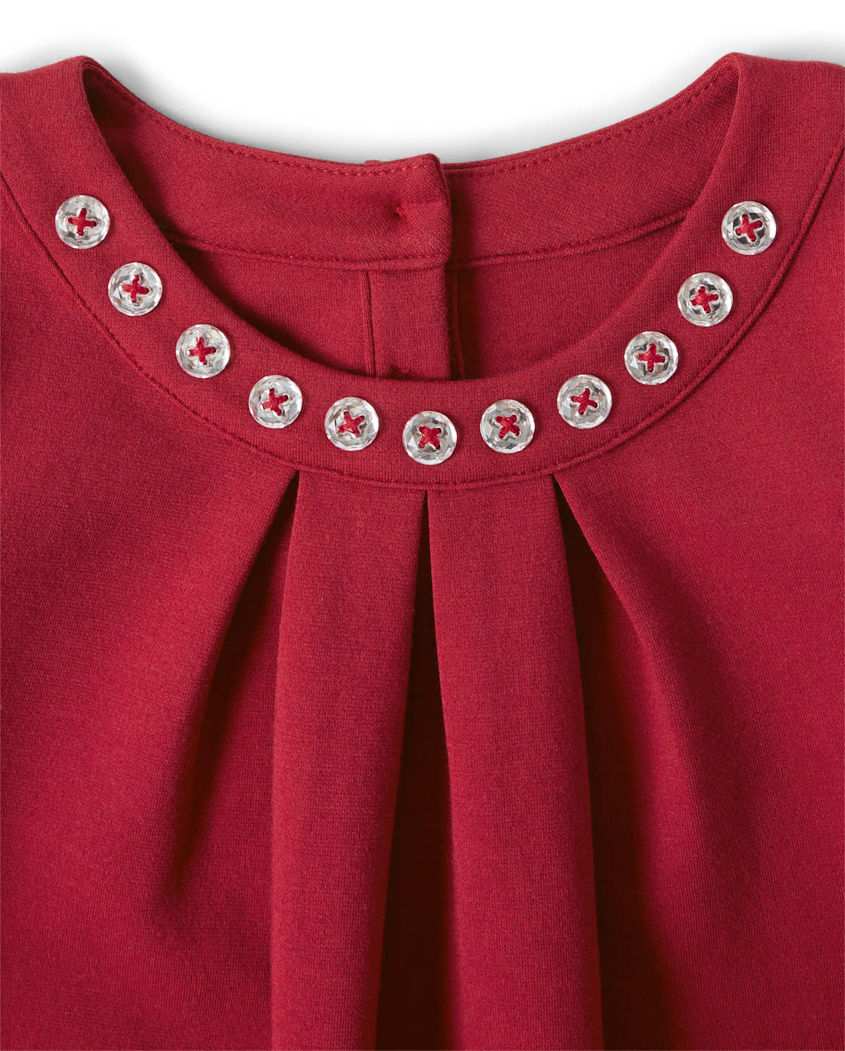 Детские платья Gymboree Girls Jeweled Ponte Dress - Family Celebrations Red
